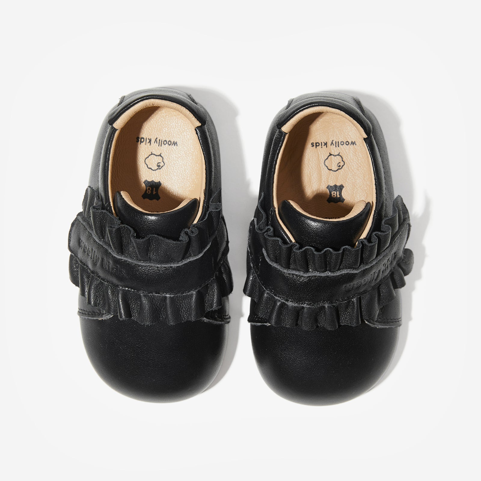 emily retro black woolly kids autumn infant leathr shoes childrens summer shoes newborn shoes soft bottom shoes for newborns