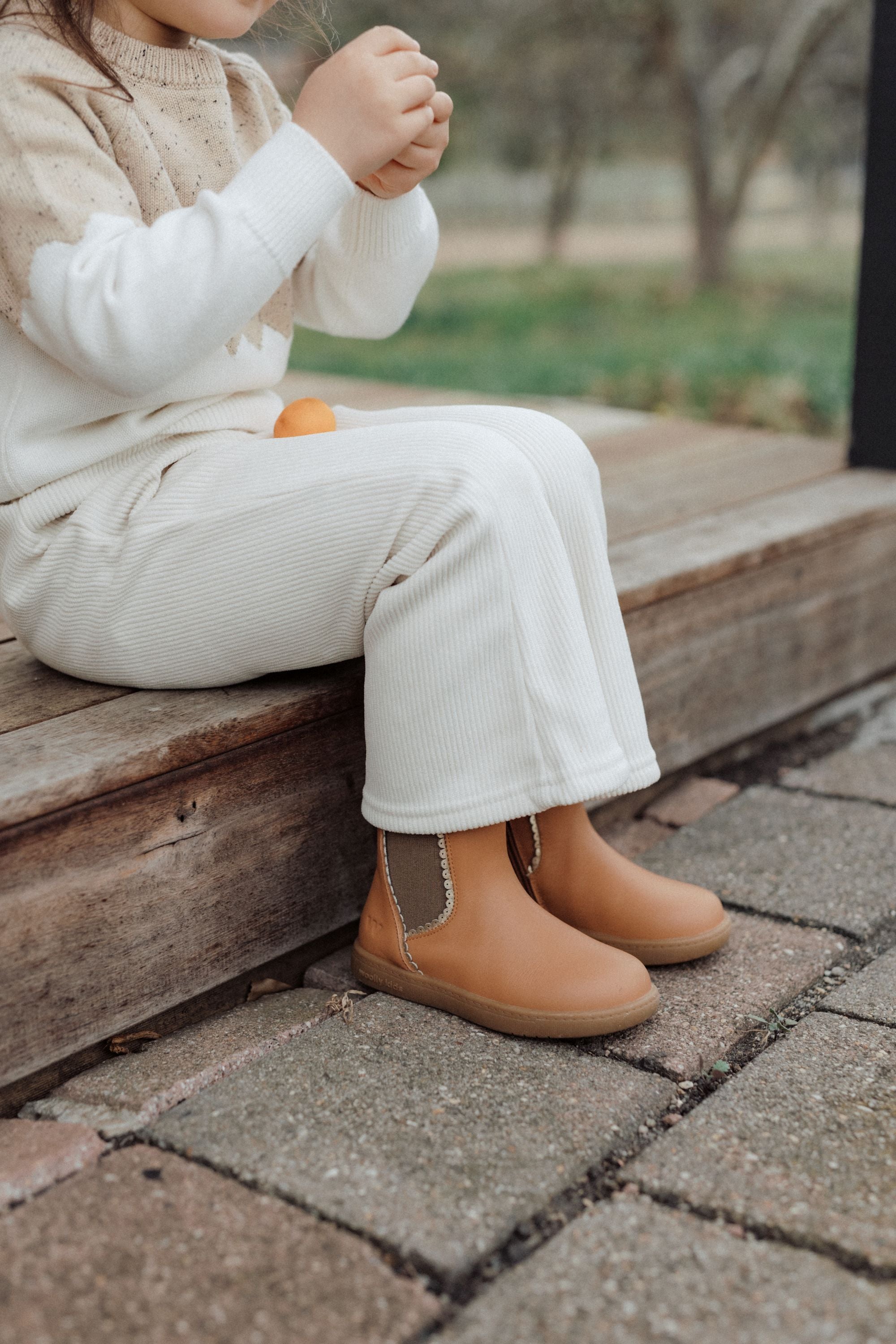 wirrawirra premature baby clothesflare corduroy pants cream24 Winter  Boys  Girls  Leggings  New Arrivals  Trousers