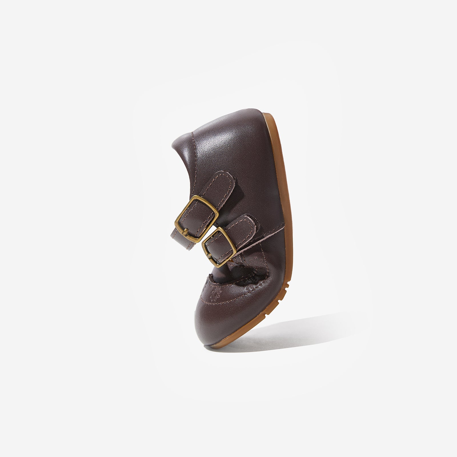 hailey coffee brown woolly kids autumn infant leathr shoes childrens leather shoes pre walker shoes stepup shoes