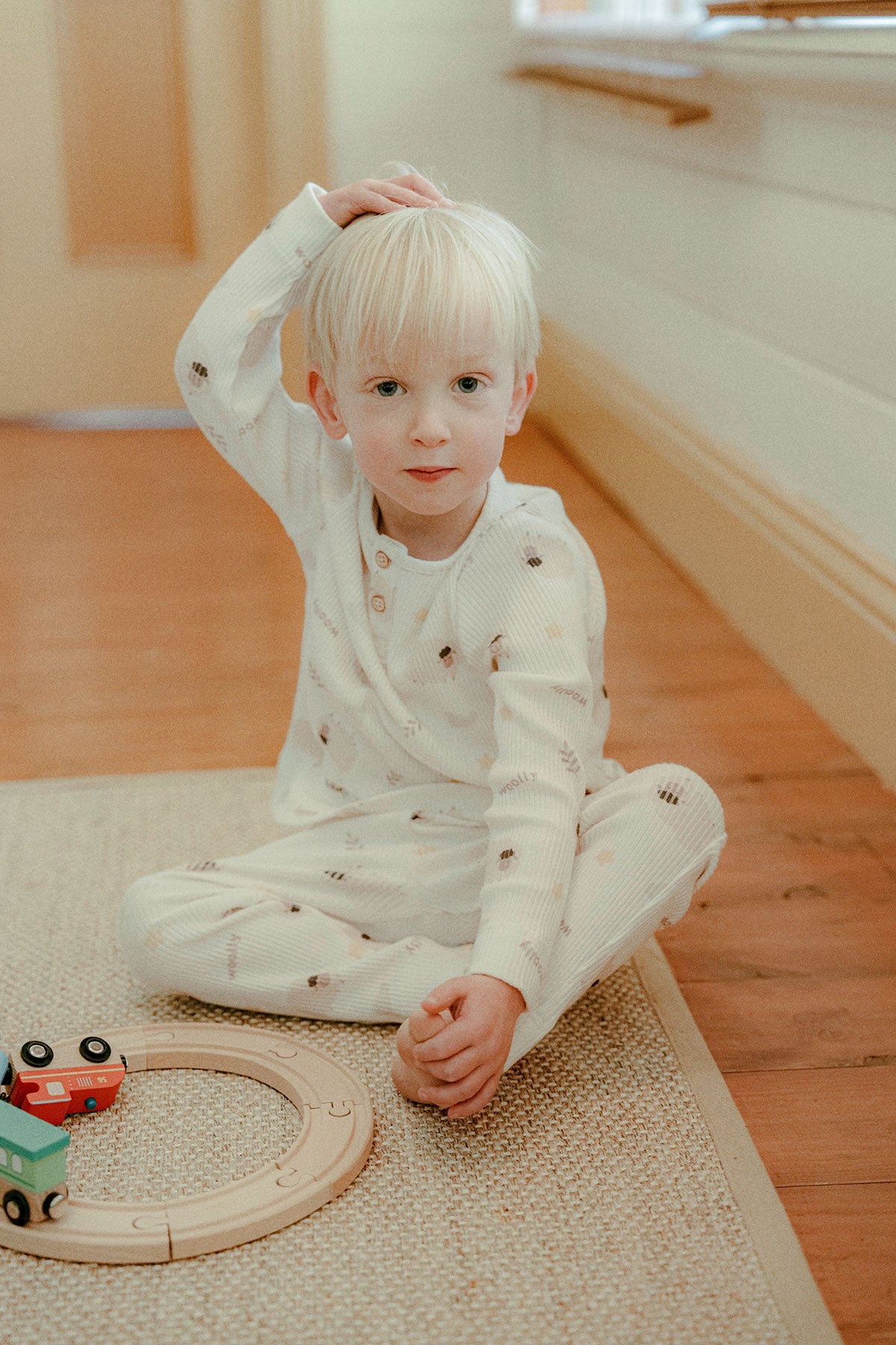 wirrawirra organic cotton baby clothes organic cotton pants sheep print 23 Winter Boys Essentials Girls New Arrivals Pants