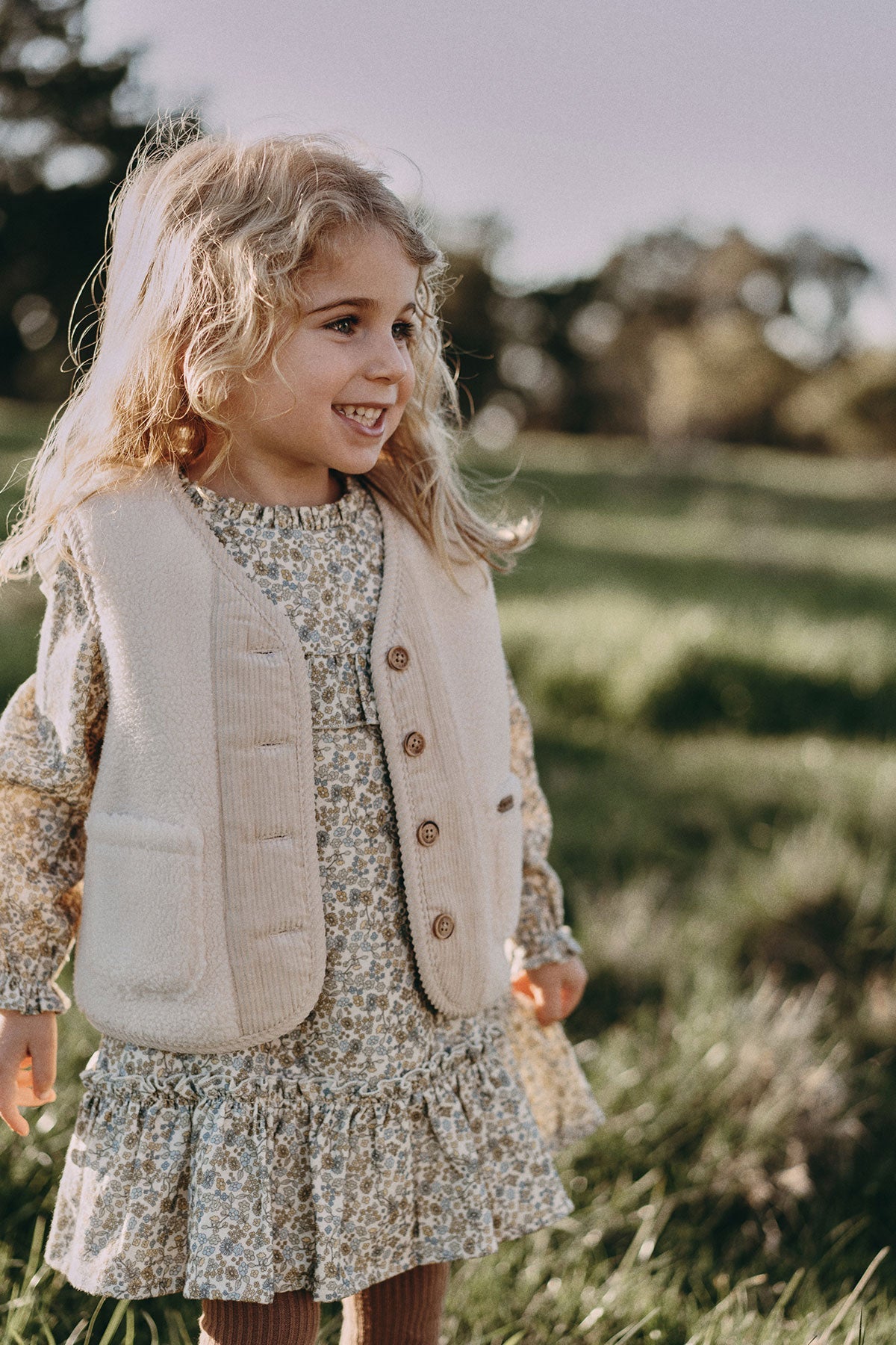 wirrawirra boy clothes sherpa vest cream white 23 Winter Boys Girls New Arrivals Tops Vest Jackets Gilets