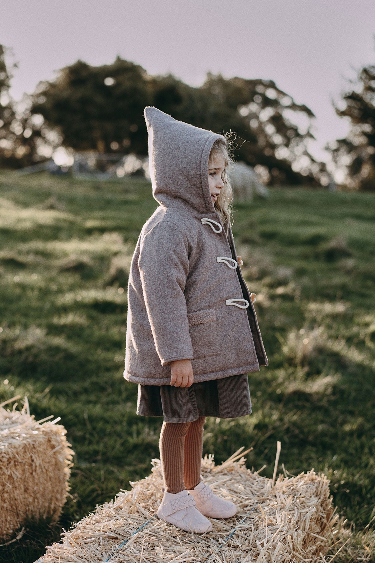 wirrawirra baby girl clothes woolen coat light floral camel 23 Winter Boys Girls New Arrivals Outwears Tops Jackets Gilets