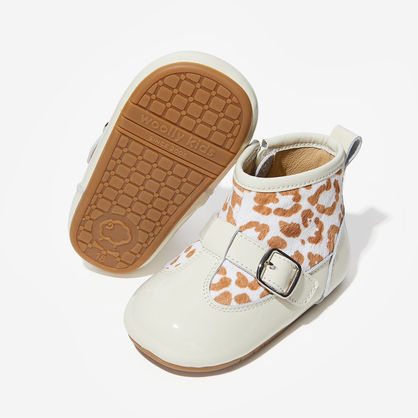 alva cream white woolly kids autumn infant leathr shoes shoes infant hard bottom shoes walkers shoes