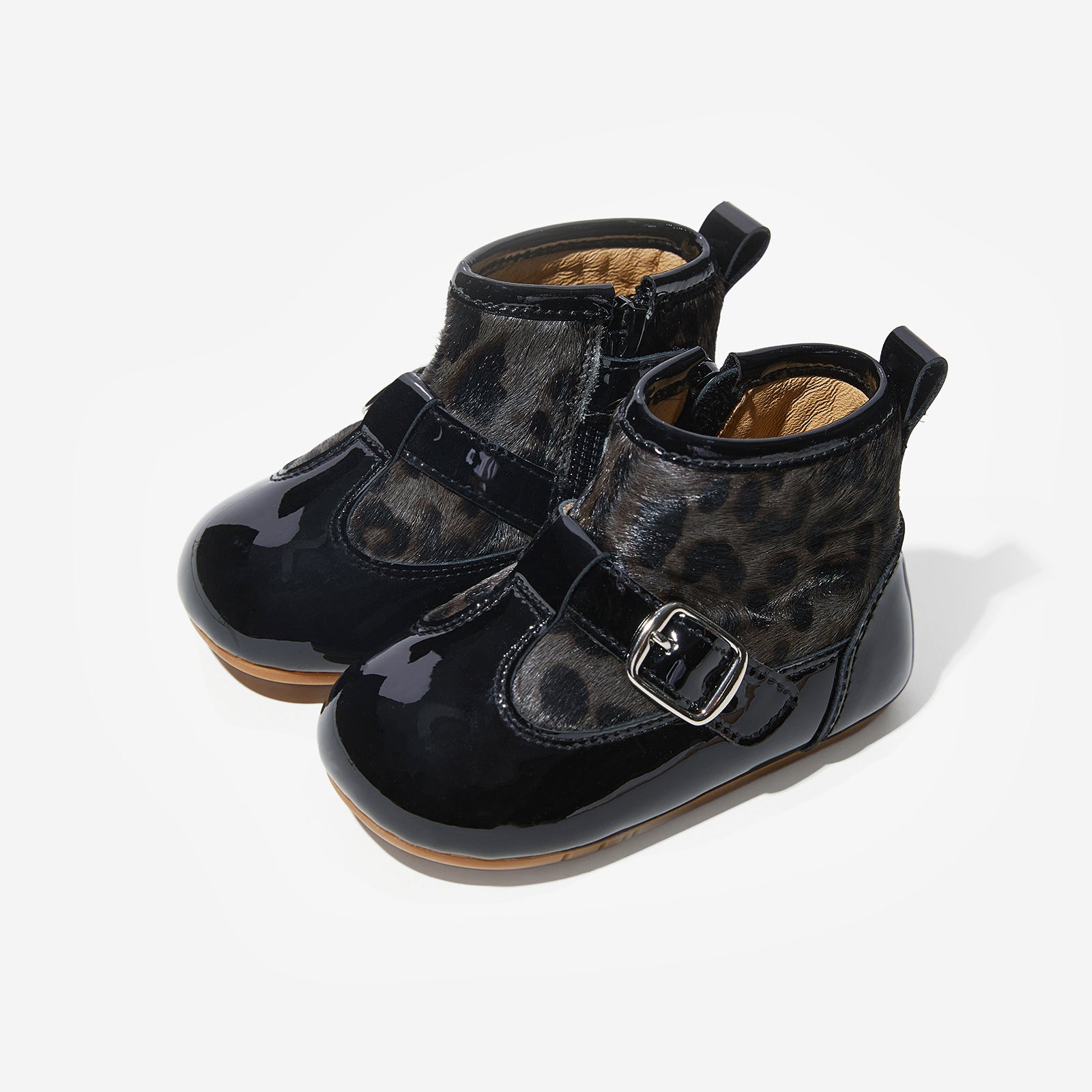 alva obsidian black woolly kids autumn infant leathr shoes baby shoes childrens shoes nz 1st shoes