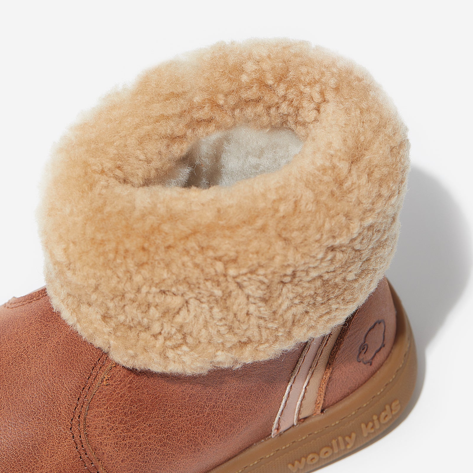 bianca chestnut brown woolly kids leather kids shoes baby infants shoes Infant winter boots boys shoes Childrens boots