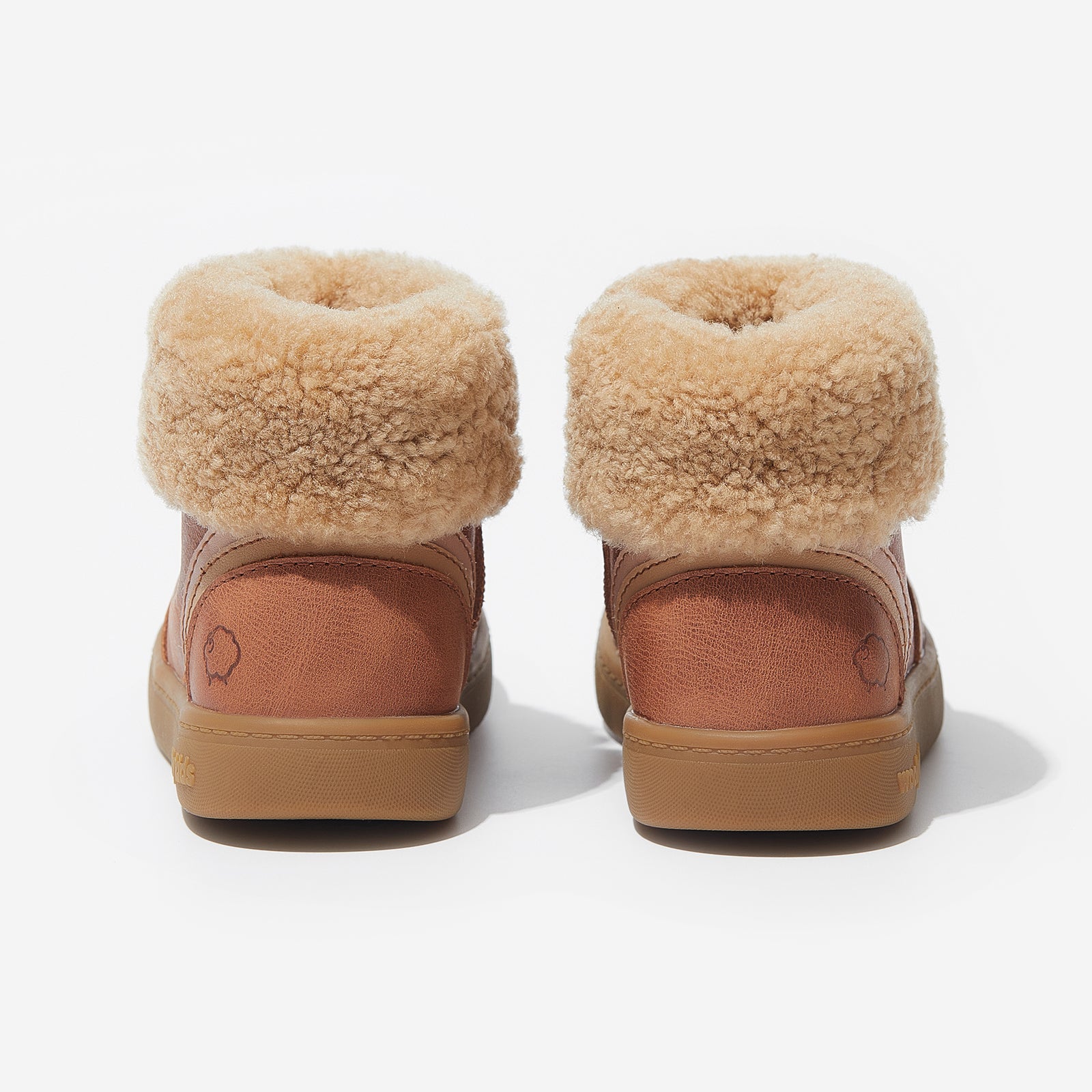 bianca chestnut brown woolly kids leather kids shoes baby infants shoes Girls snow boots kids shoes Kids ugg boots