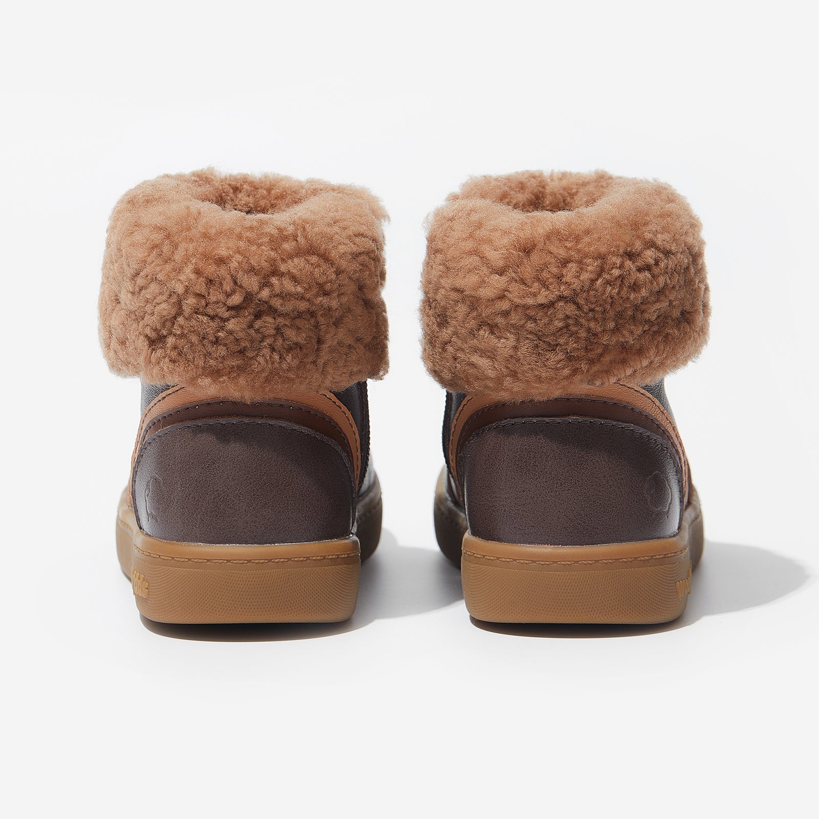 bianca coffee brown woolly kids leather kids shoes baby infants shoes childrens shoes childrens boots kids boots