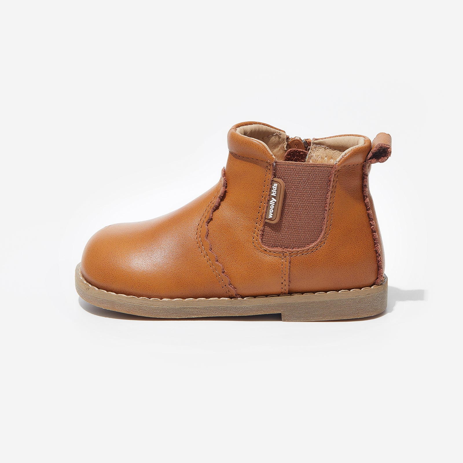 fur lillian coconut brown woolly kids leather kids shoes baby infants shoes Boys winter boots slip on shoes Boys snow boots