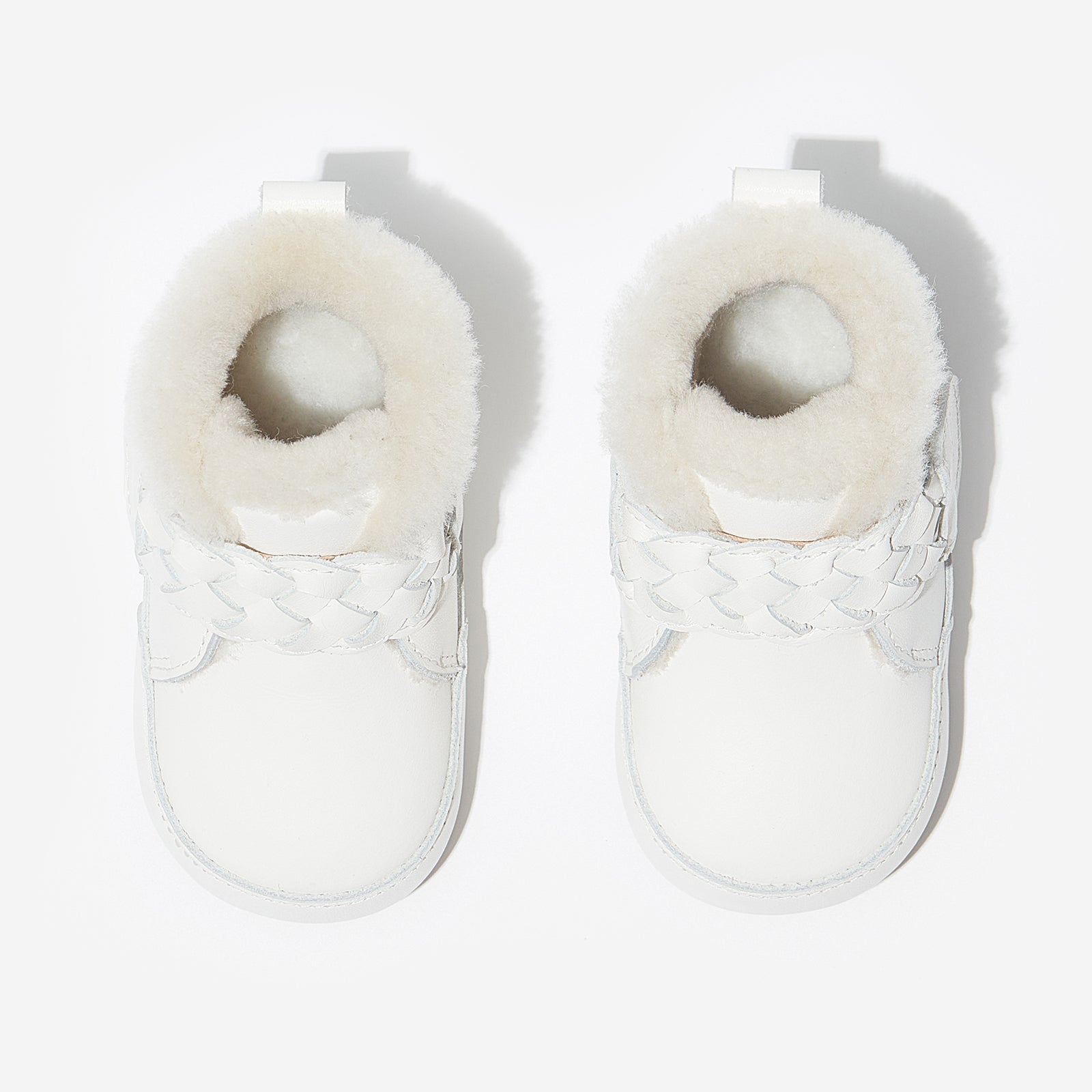 fur milo ivory white woolly kids leather kids shoes baby infants shoes Girls winter boots toddler shoes Toddler girl boots