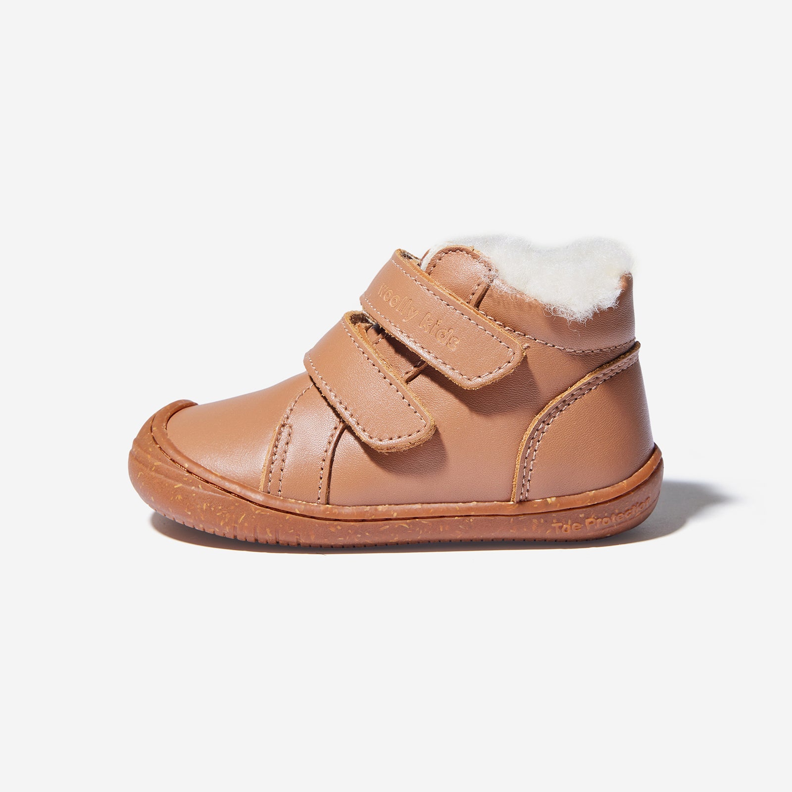 fur mini neve chestnut woolly kids leather kids shoes baby infants shoes Boys winter boots slip on shoes Boys snow boots