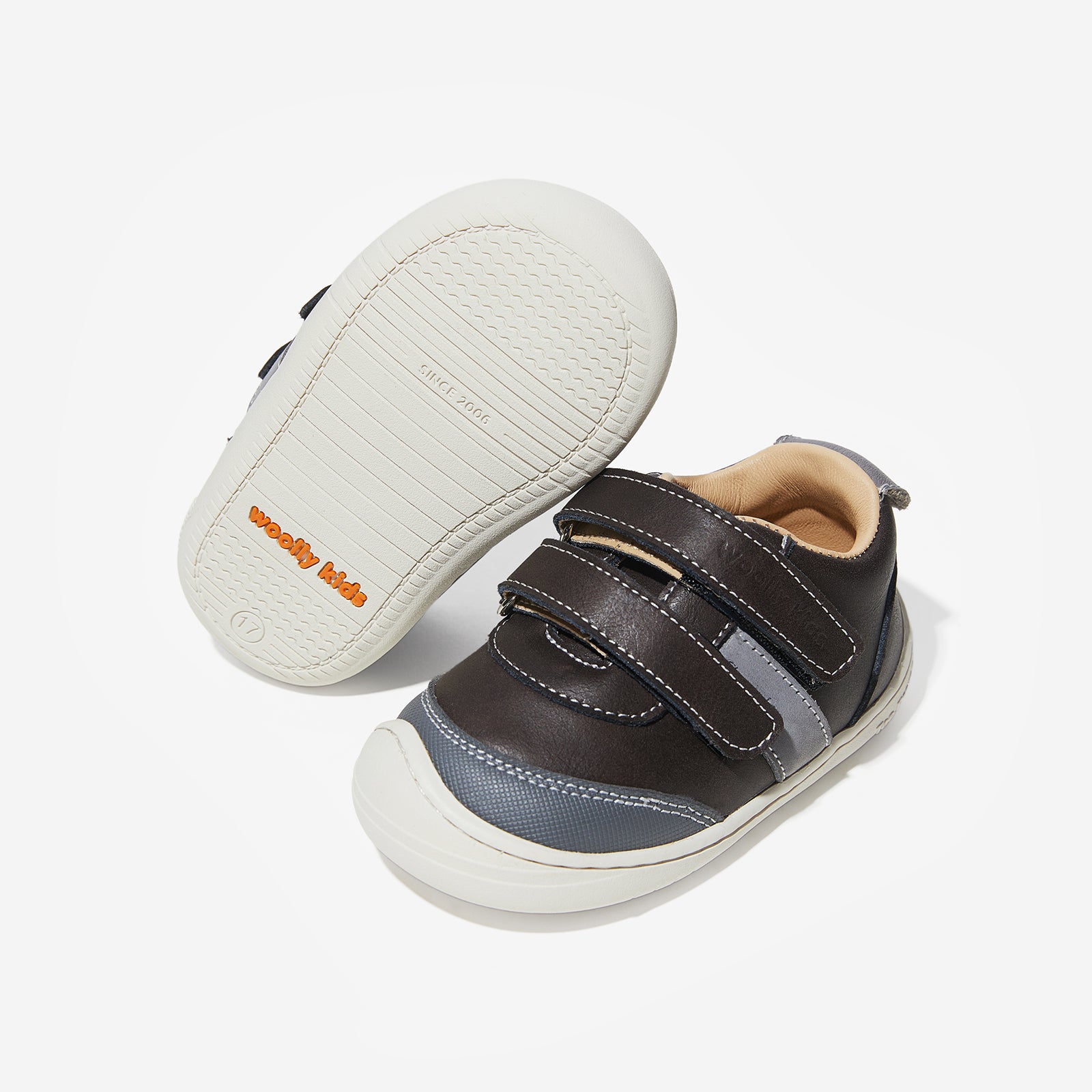 layne obsidian black woolly kids autumn infant leathr shoes barefoot childrens shoes infant walking shoes newborn shoes australia