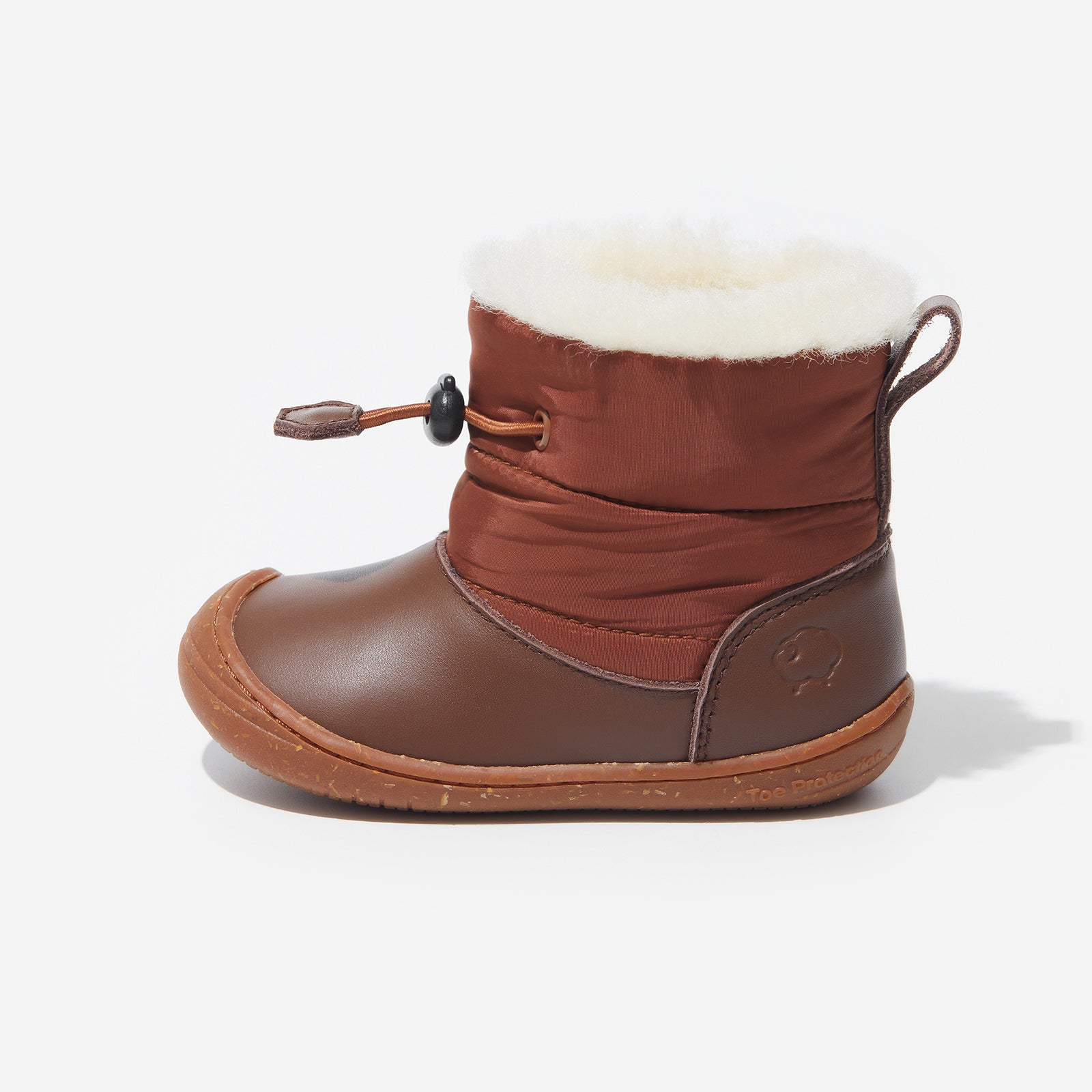 north cocoa brown woolly kids leather kids shoes baby infants shoes Thermo boots baby shoes Childrens snow boots