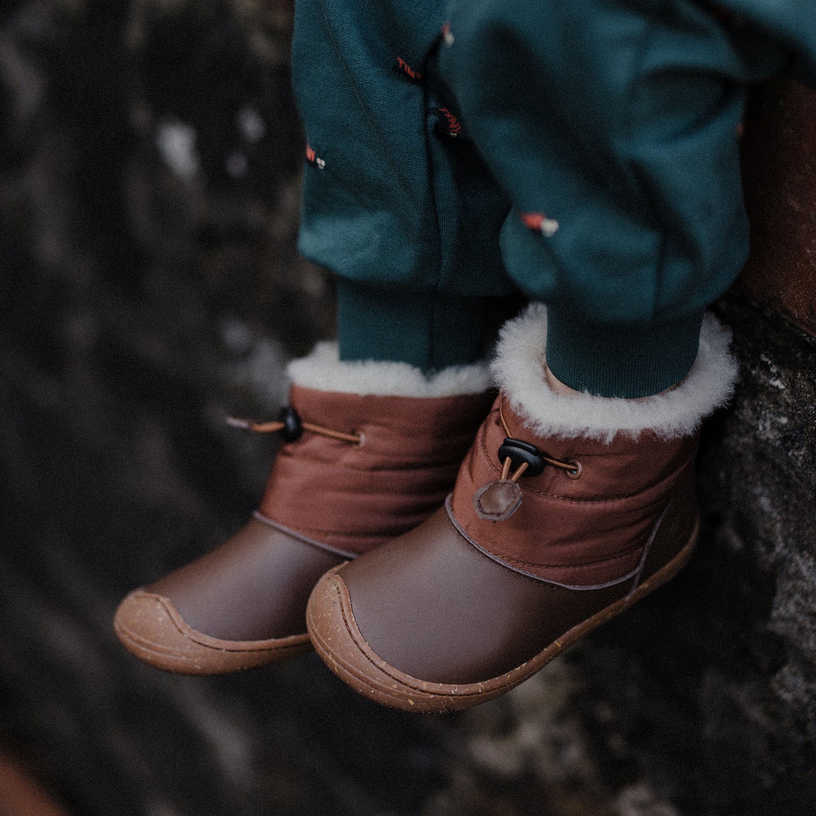 north cocoa brown woolly kids leather kids shoes baby infants shoes Toddler winter boots walking shoes Boys boots