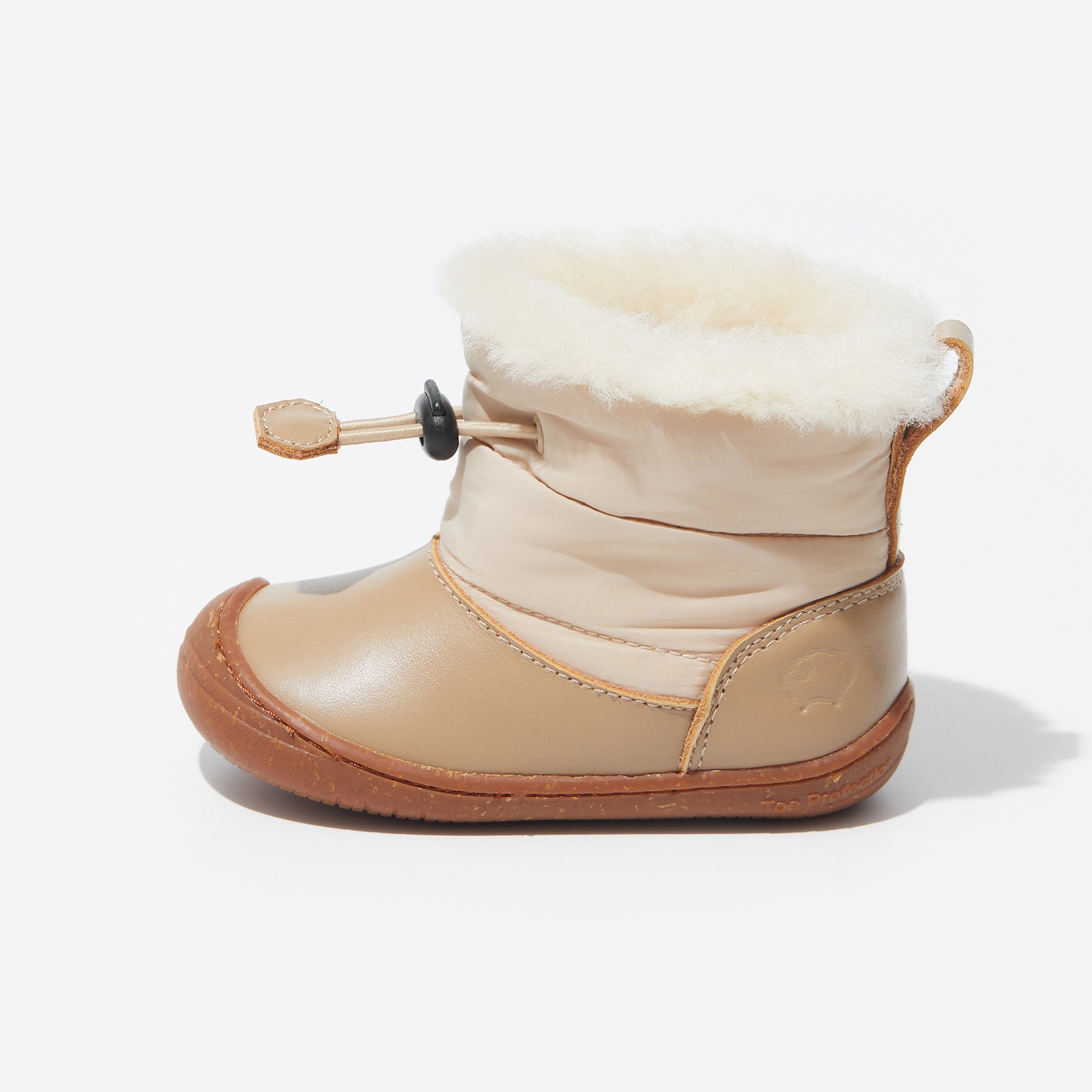 north soy milk brown woolly kids leather kids shoes baby infants shoes Warm barefoot childrens shoes Girls boots