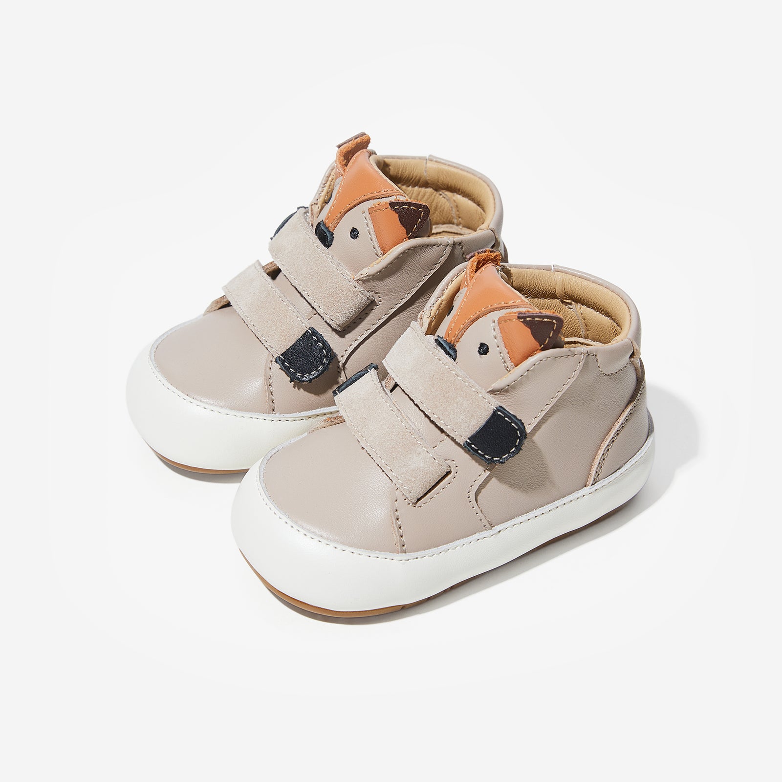 warm embrace fox woolly kids autumn infant leathr shoes infants shoe baby walking shoes newborn leather shoes