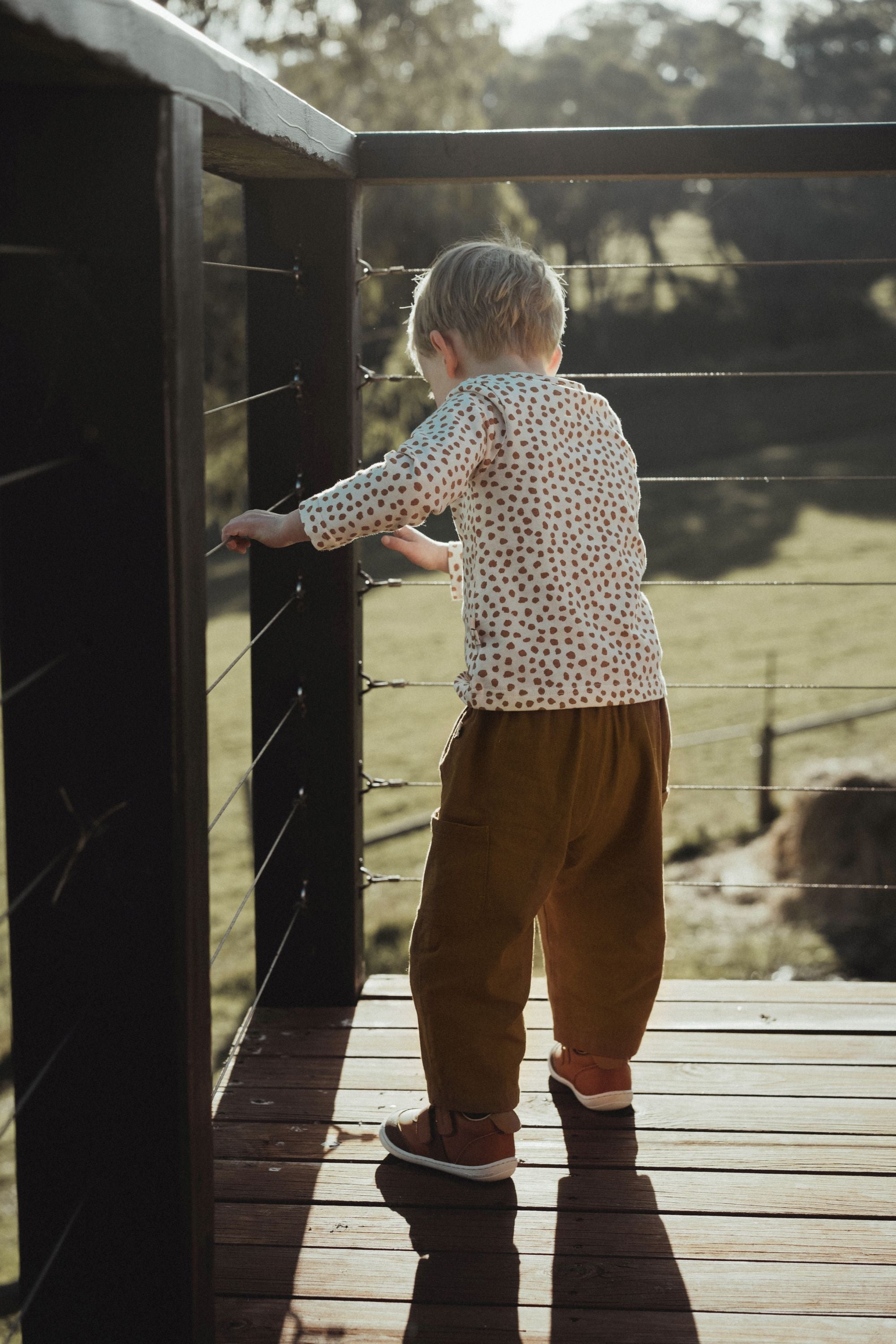 wirrawirra baby clothes double pocket pant caramel 24 Autumn Autumn Boys Girls Leggings New Arrivals Spring Trousers