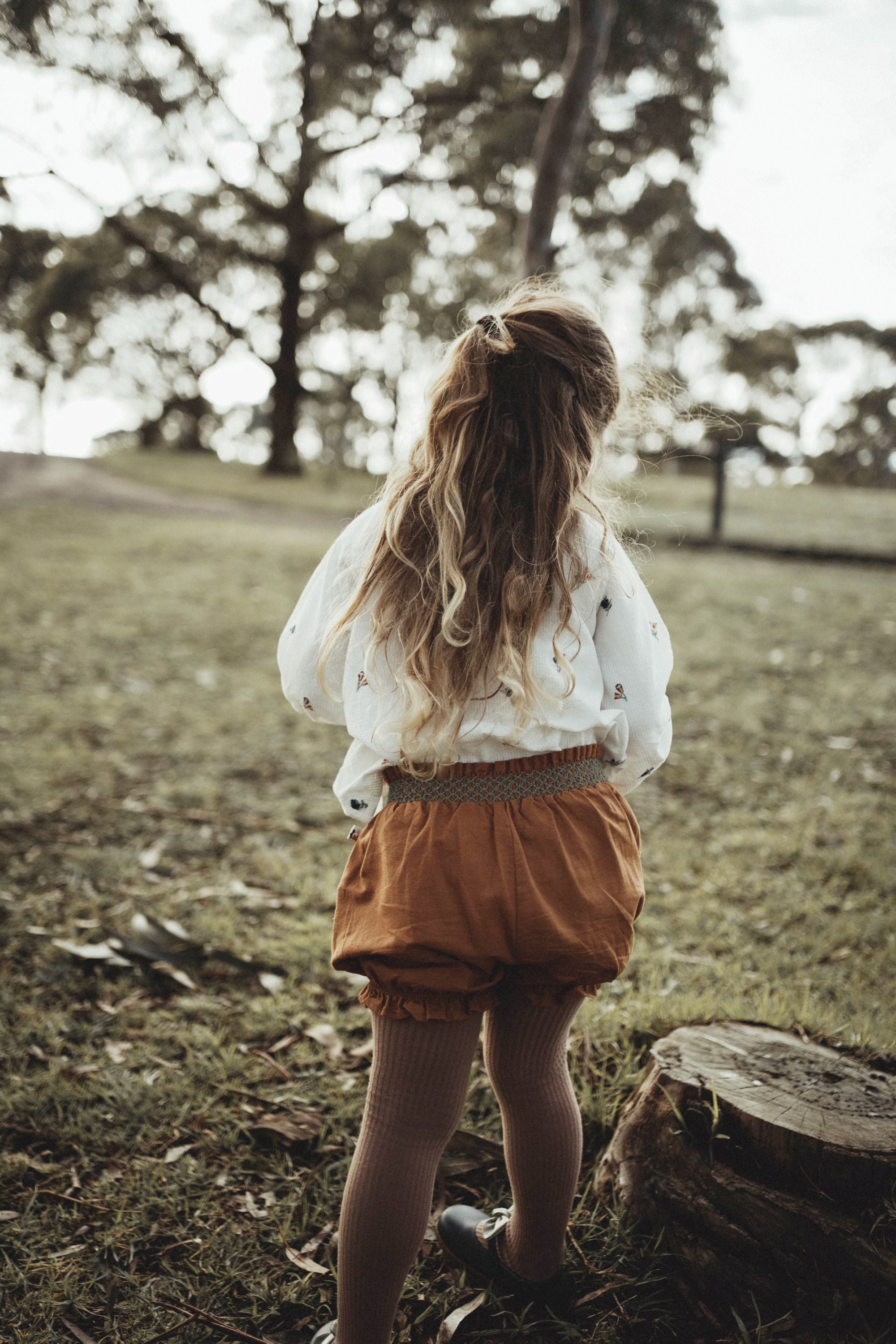 wirrawirra organic baby clothes cotton embroidered blouse cream 24 Autumn Autumn Blouses Girls New Arrivals Shirts Spring