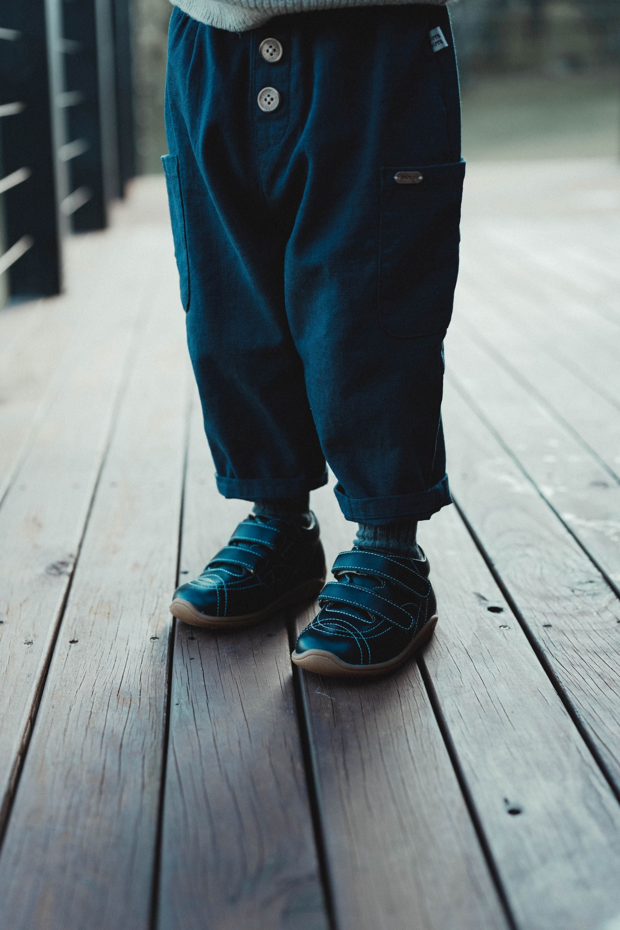 wirrawirra cute newborn clothes double pocket pant cobalt blue 24 Autumn Autumn Boys Girls Leggings New Arrivals Spring Trousers