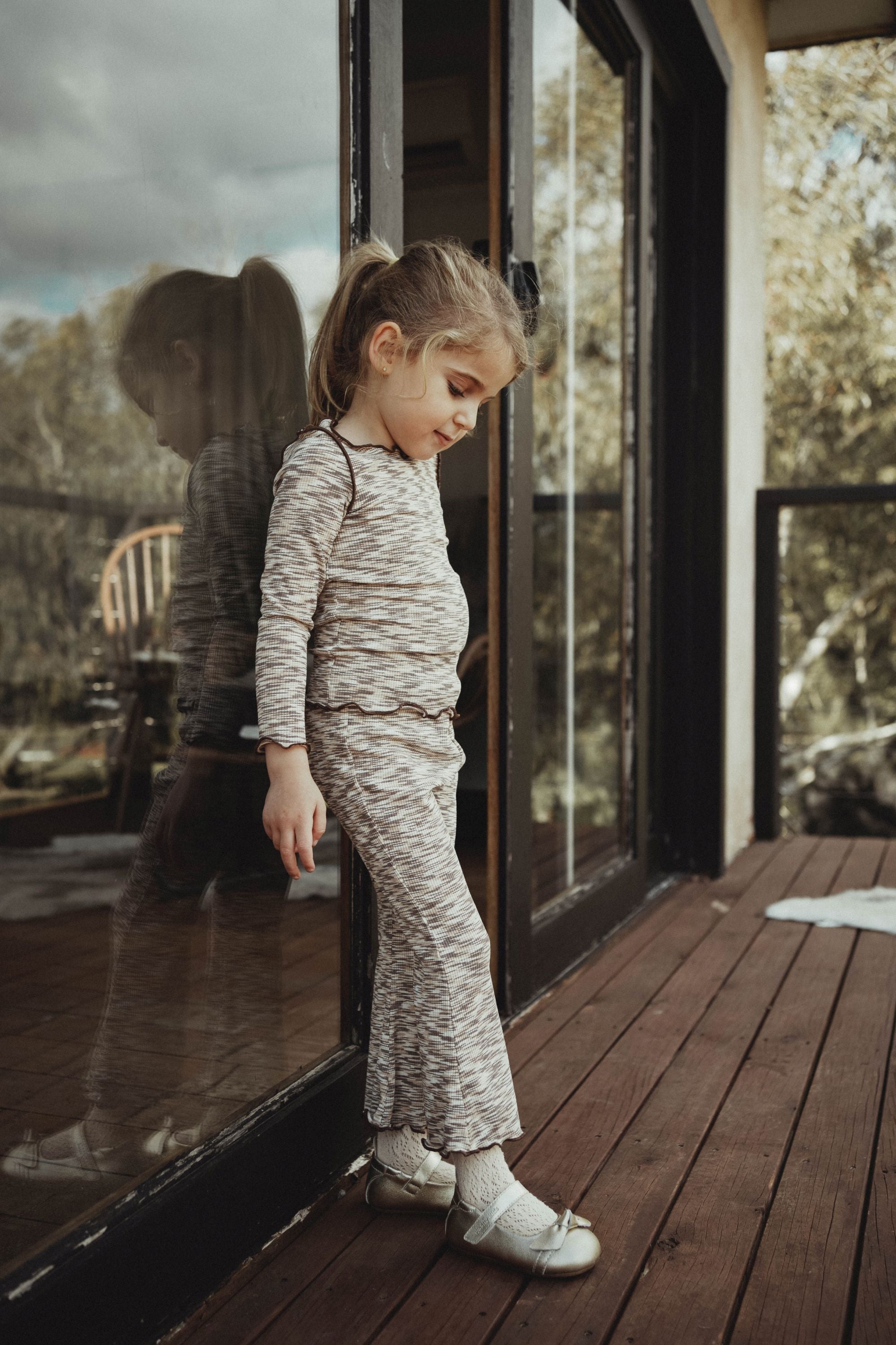 wirrawirra cute baby clothes lycra long sleeve t shirt caramel cocoa 24 Autumn Autumn Essentials Girls New Arrivals Spring