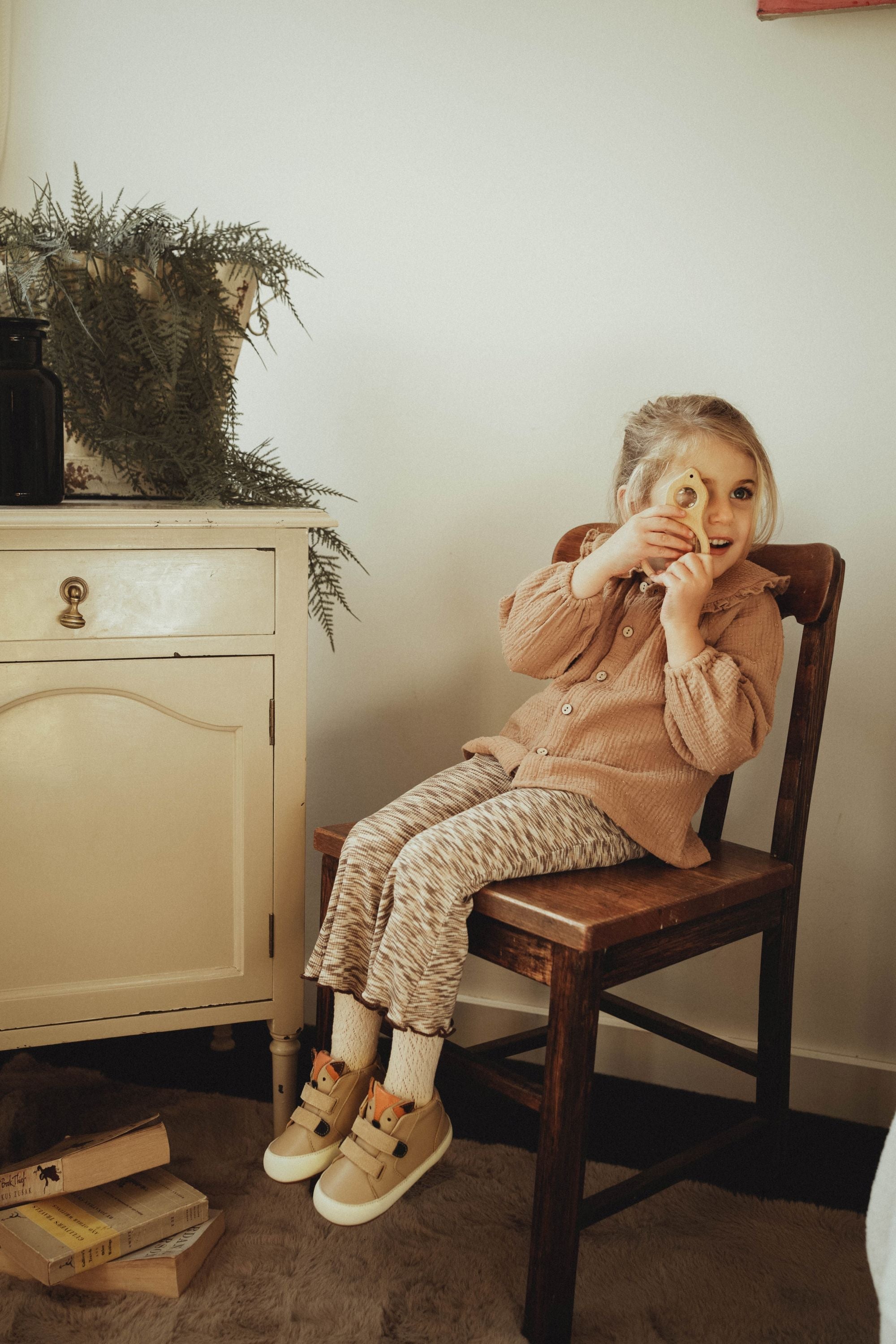 wirrawirra designer baby clothes double layer crepe blouse caramel 24 Autumn Autumn Blouses Girls New Arrivals Shirts Spring