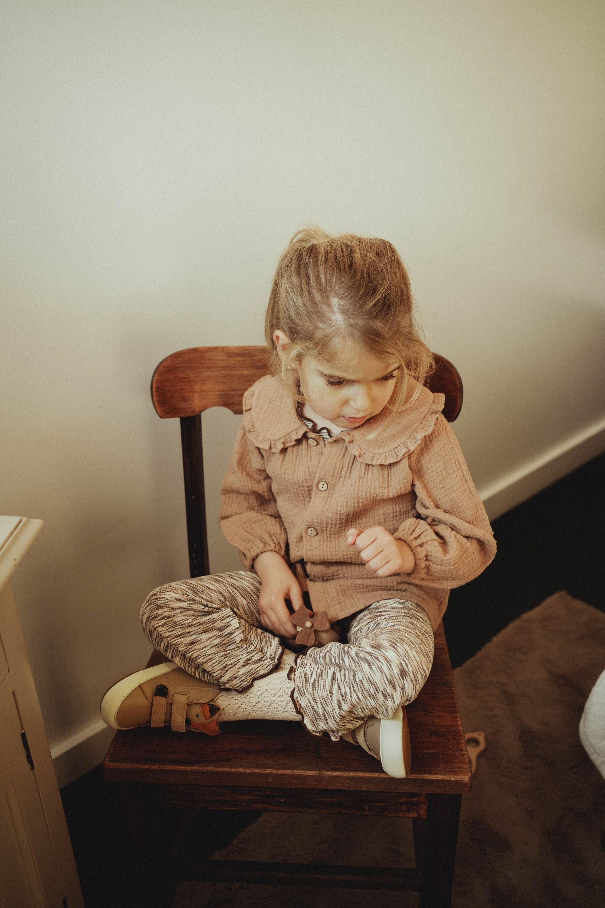 wirrawirra baby clothes for girls double layer crepe blouse caramel 24 Autumn Autumn Blouses Girls New Arrivals Shirts Spring