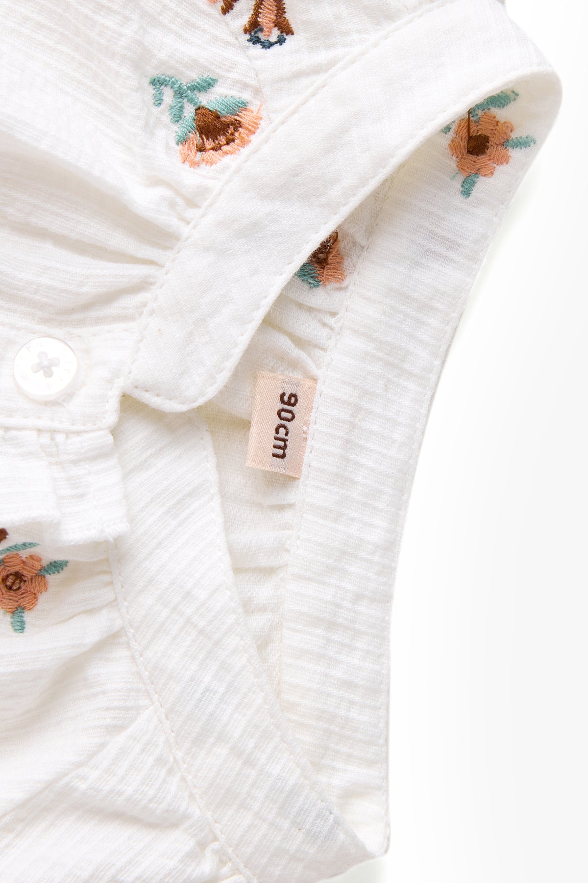 wirrawirra newborn clothes cotton embroidered blouse cream 24 Autumn Autumn Blouses Girls New Arrivals Shirts Spring