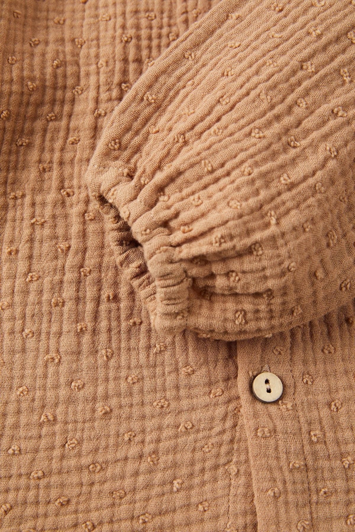 wirrawirra boy clothes double layer crepe blouse caramel 24 Autumn Autumn Blouses Girls New Arrivals Shirts Spring