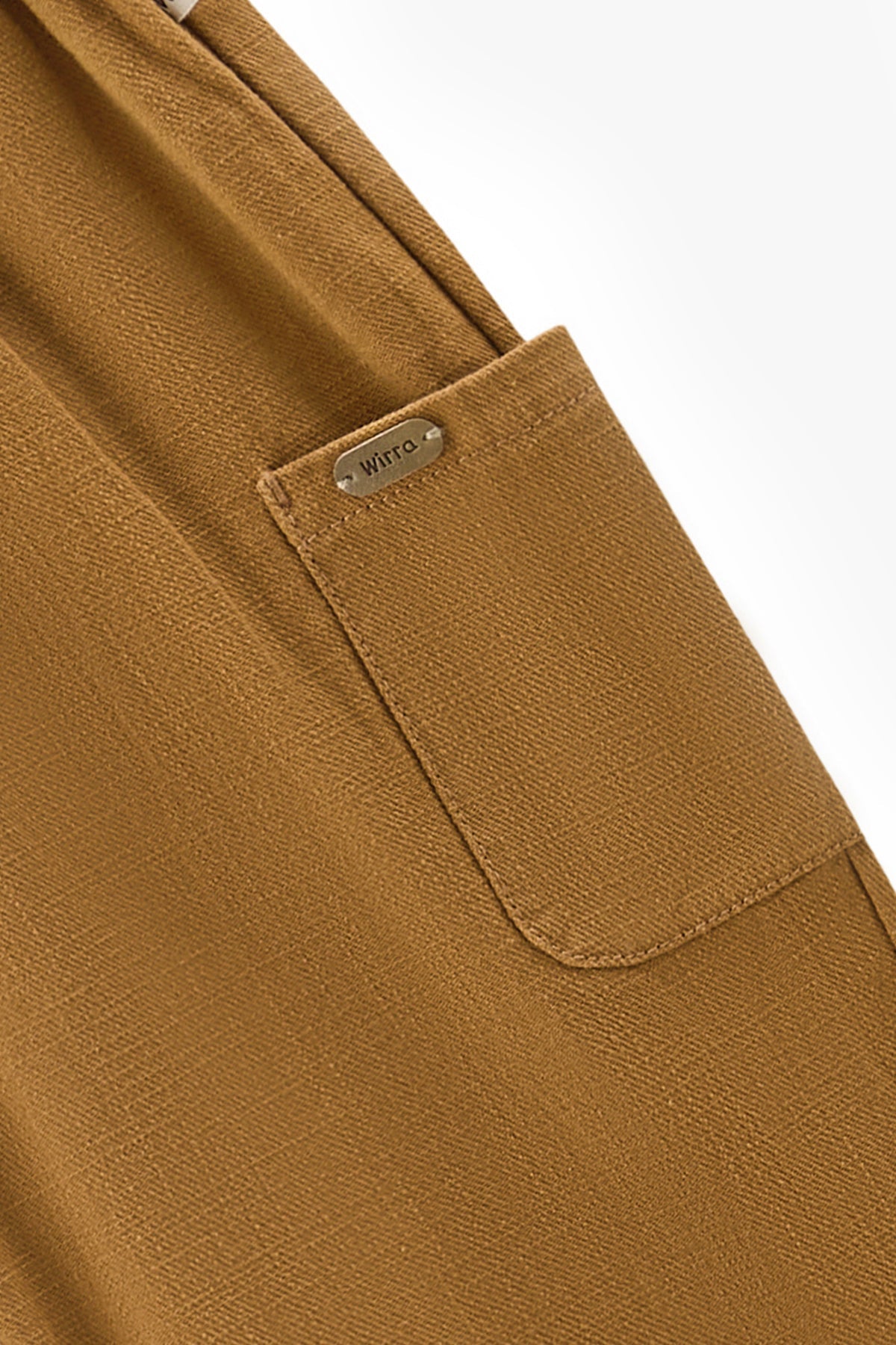 wirrawirra organic baby clothes double pocket pant caramel 24 Autumn Autumn Boys Girls Leggings New Arrivals Spring Trousers