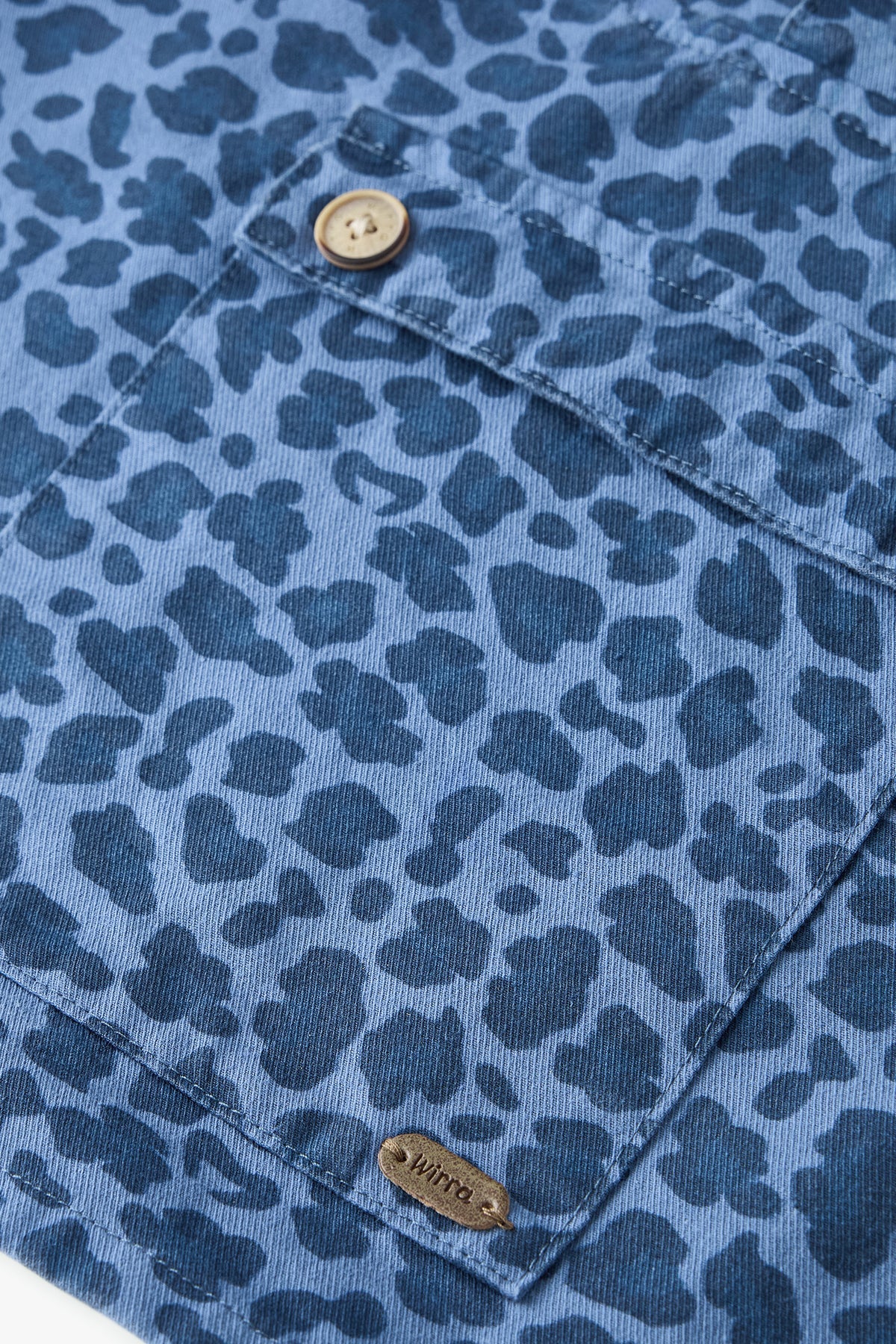 wirrawirra kids clothing stores leopard print hoodie jacket navy blue 24 Autumn Autumn Boys Gilets Girls Jackets New Arrivals Spring