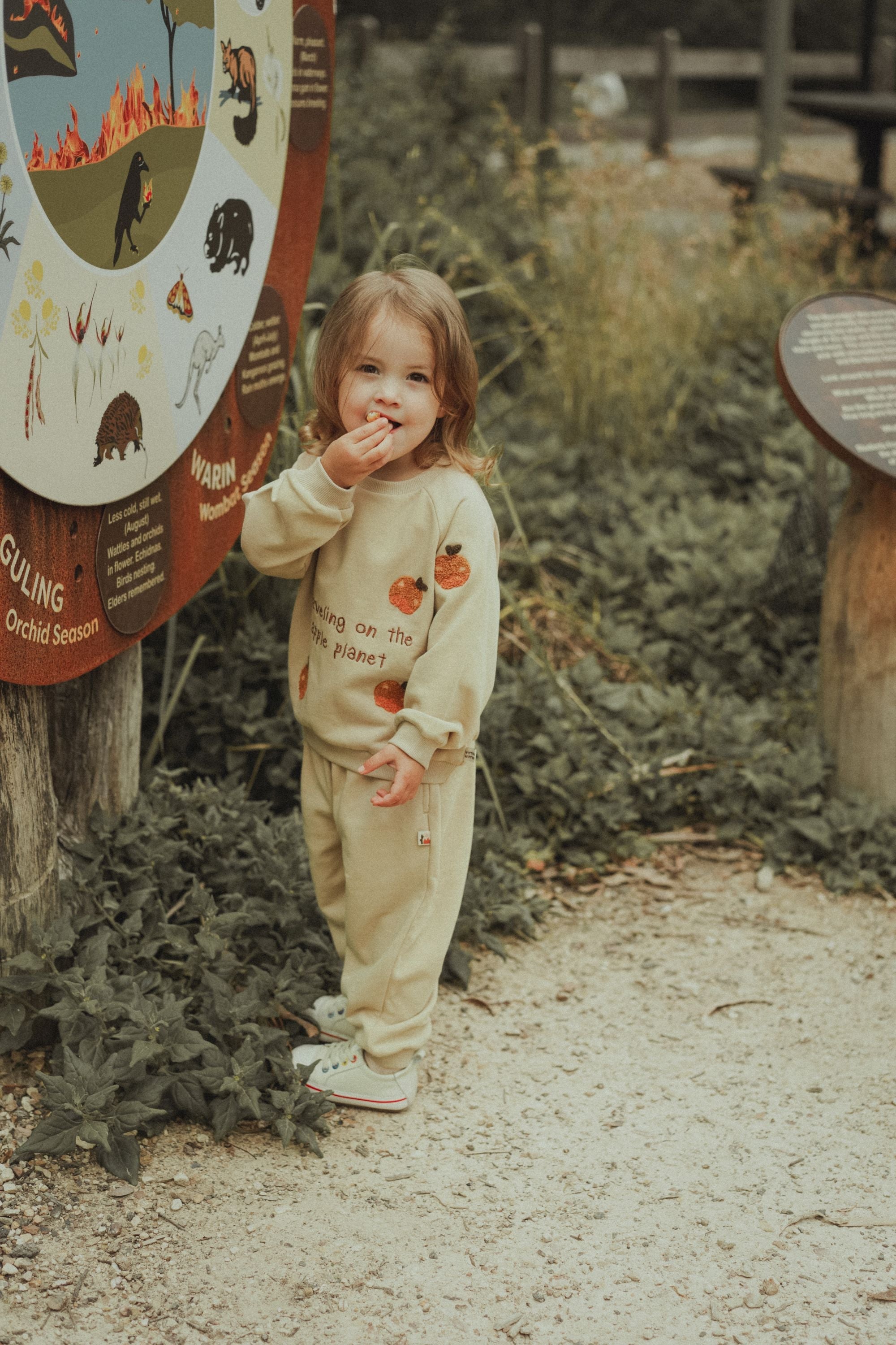 wirrawirra organic baby clothes apple sweatshirt apple planet 24 Spring Boys Essentials Girls New Arrivals Sweatshirts