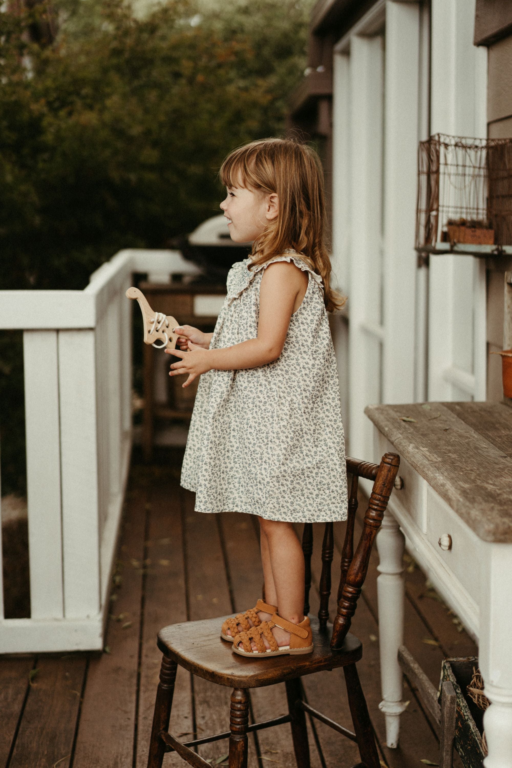 wirrawirra gender neutral infant clothes embroidered smock dress blue star flower 24 Summer Dresses Girls New Arrivals Skirts