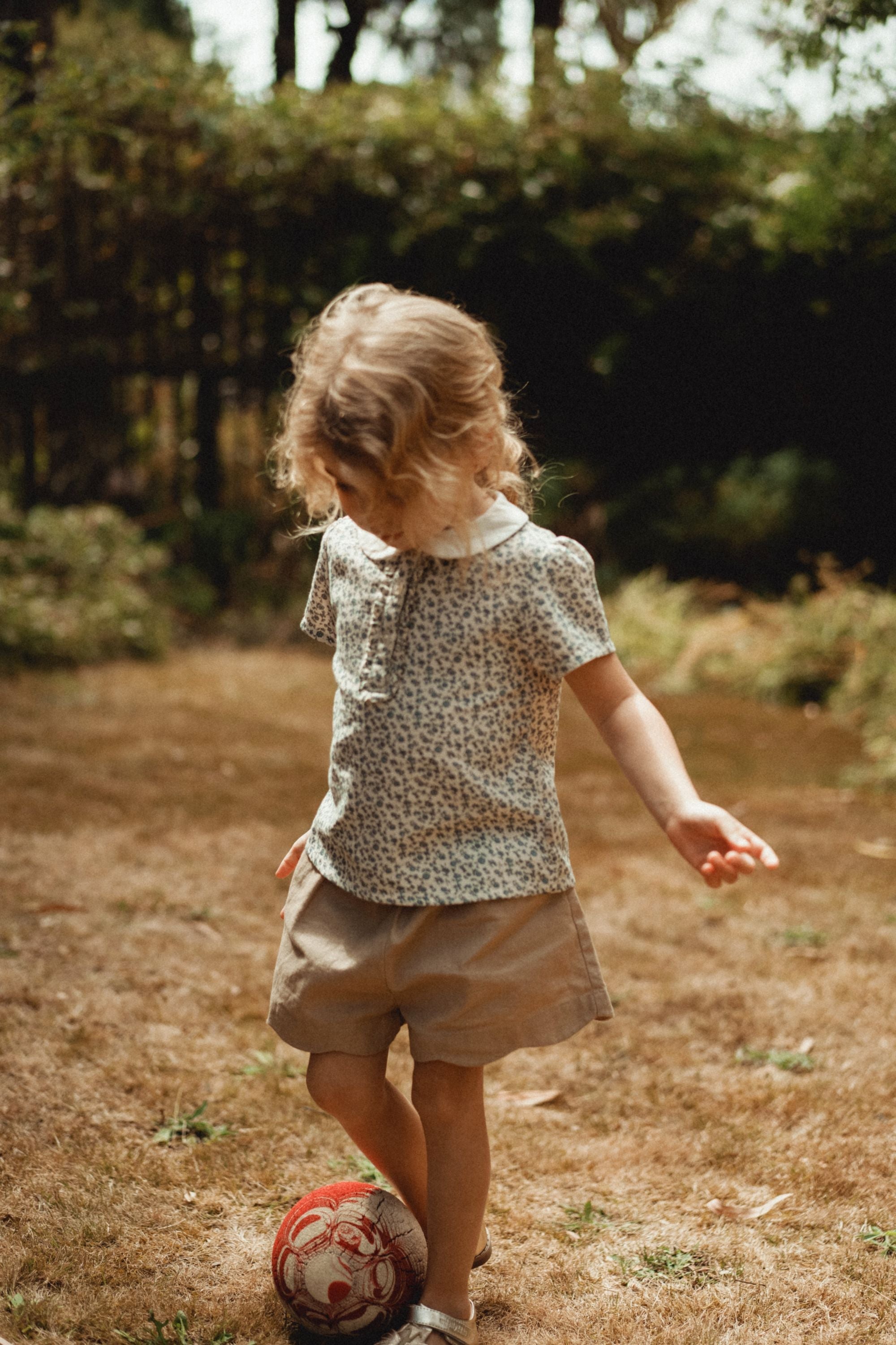 wirrawirra kids clothing stores full printed polo shirt blue star flower 24 Summer Blouses Girls New Arrivals Shirts