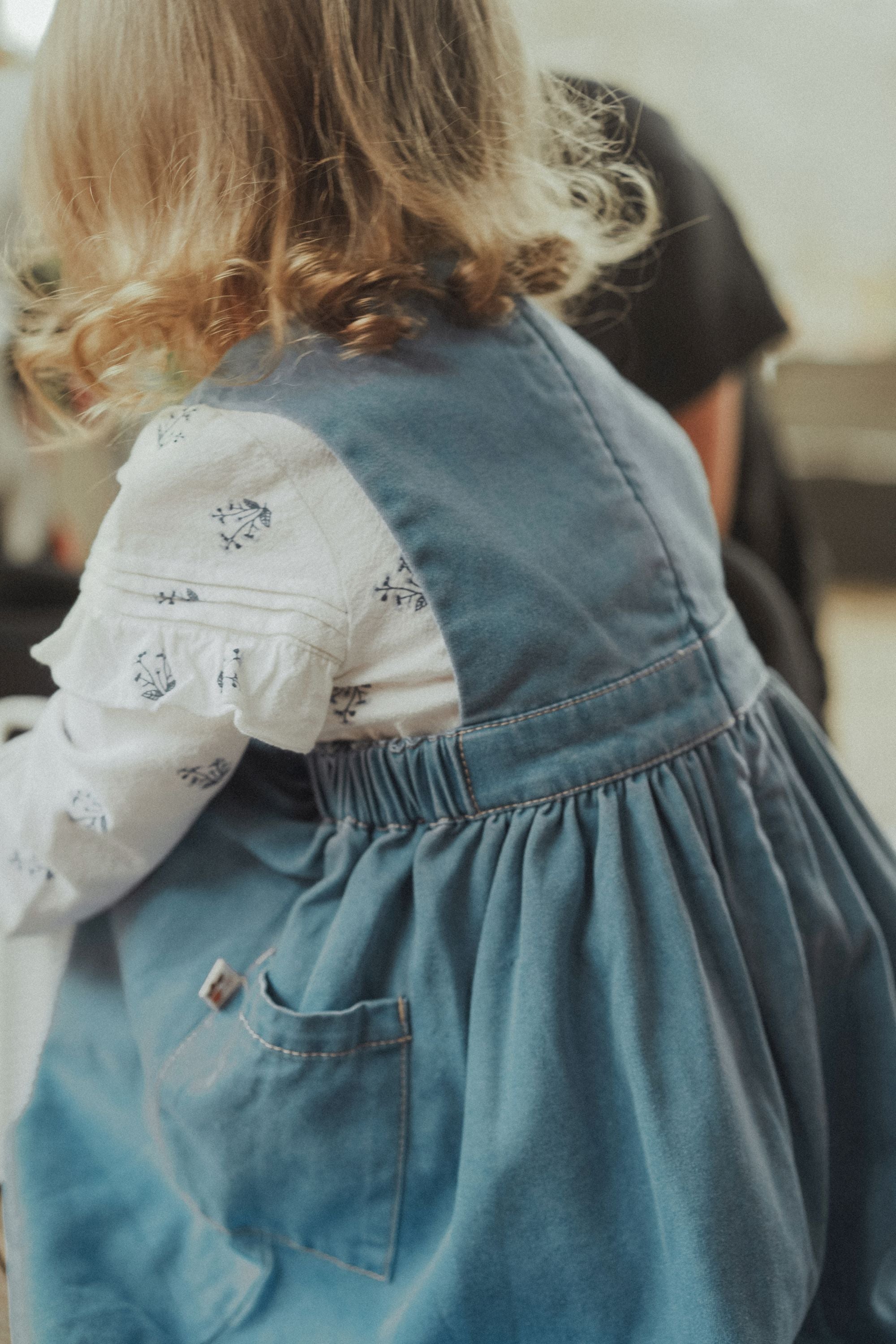 wirrawirra organic newborn clothes tencel denim vest dress denim blue 24 Spring Dresses Girls New Arrivals Skirts