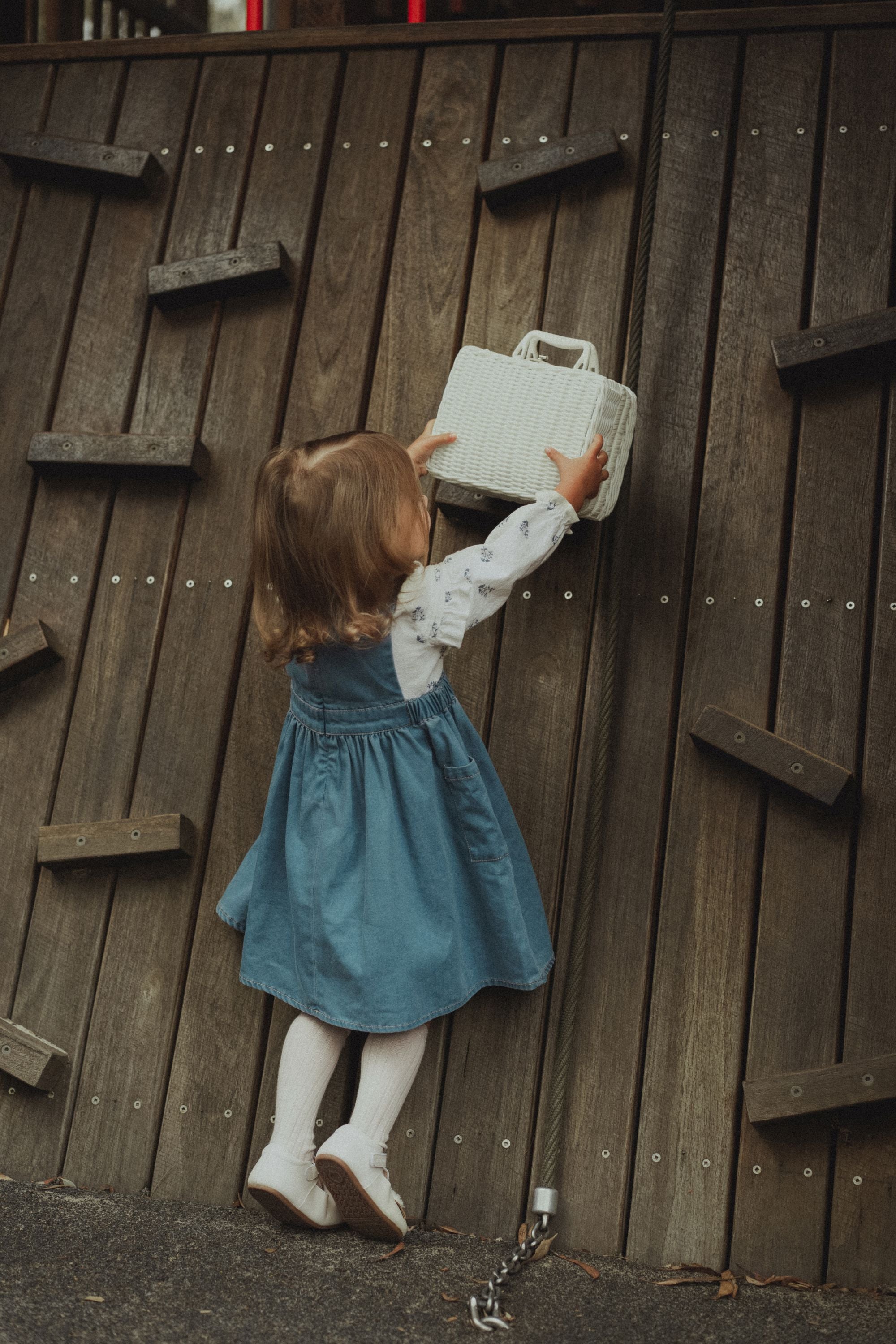 wirrawirra toddler clothes tencel denim vest dress denim blue 24 Spring Dresses Girls New Arrivals Skirts