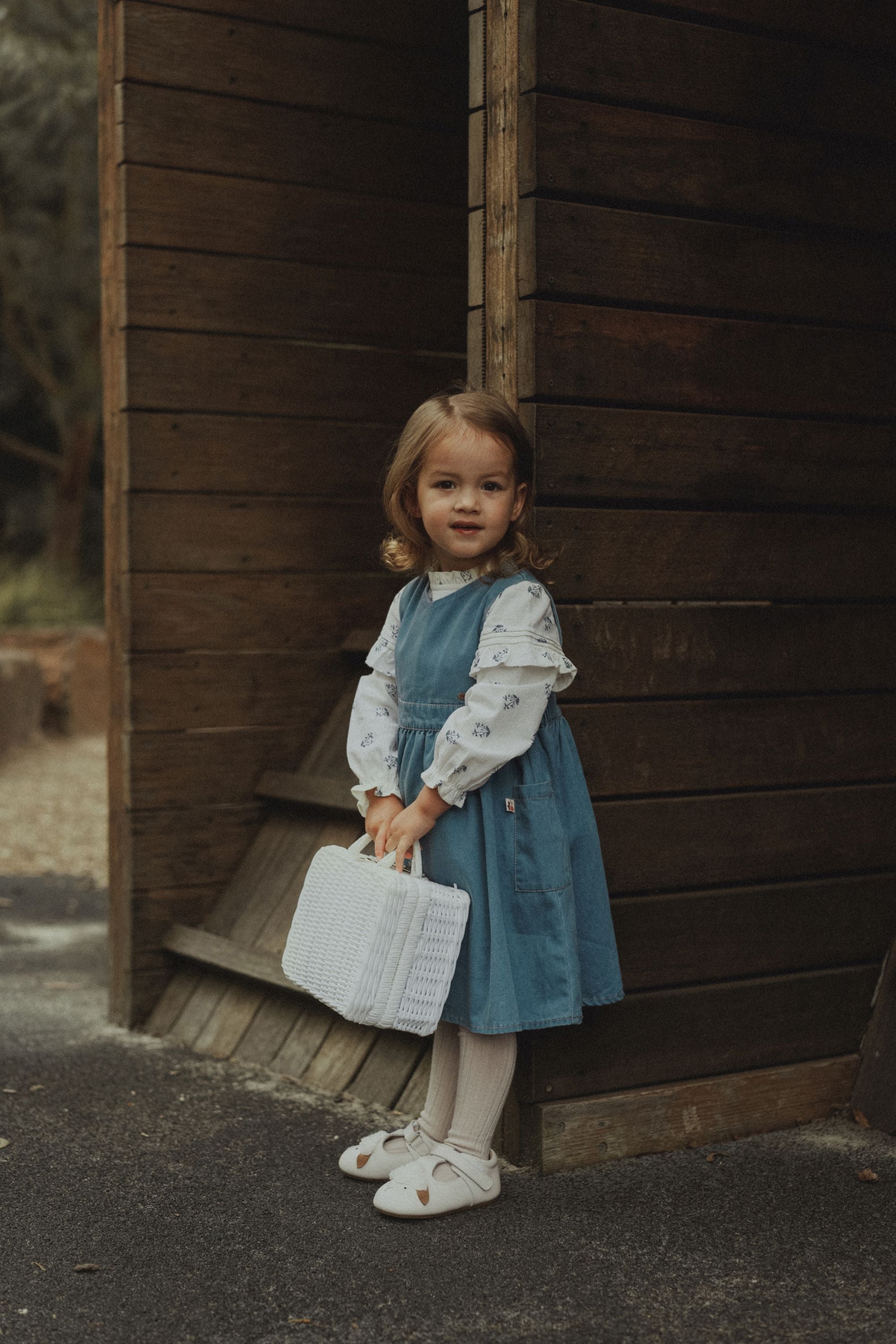 wirrawirra girl clothes tencel denim vest dress denim blue 24 Spring Dresses Girls New Arrivals Skirts