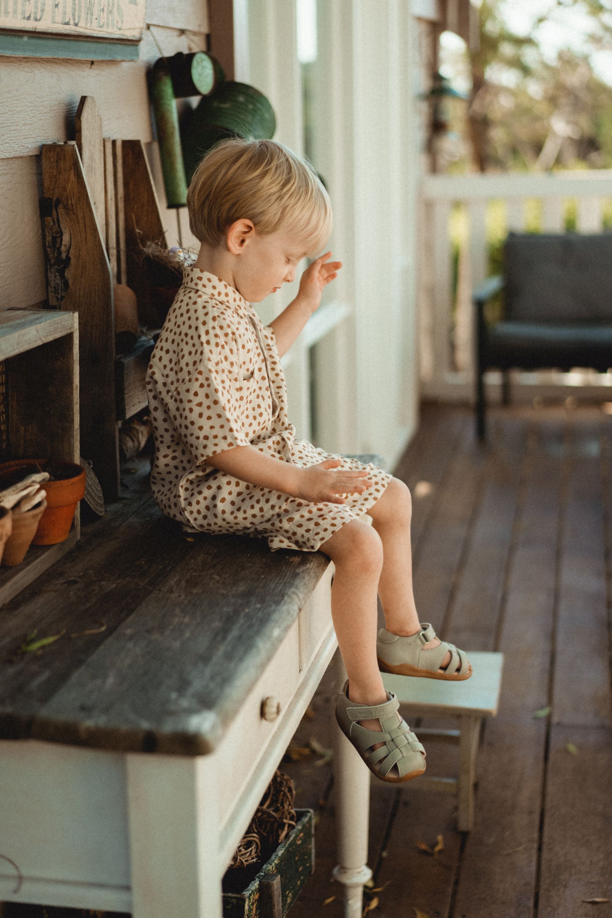 wirrawirra gender neutral newborn outfit leopard print linen shorts leopard print 24 Summer Boys Essentials New Arrivals Shorts