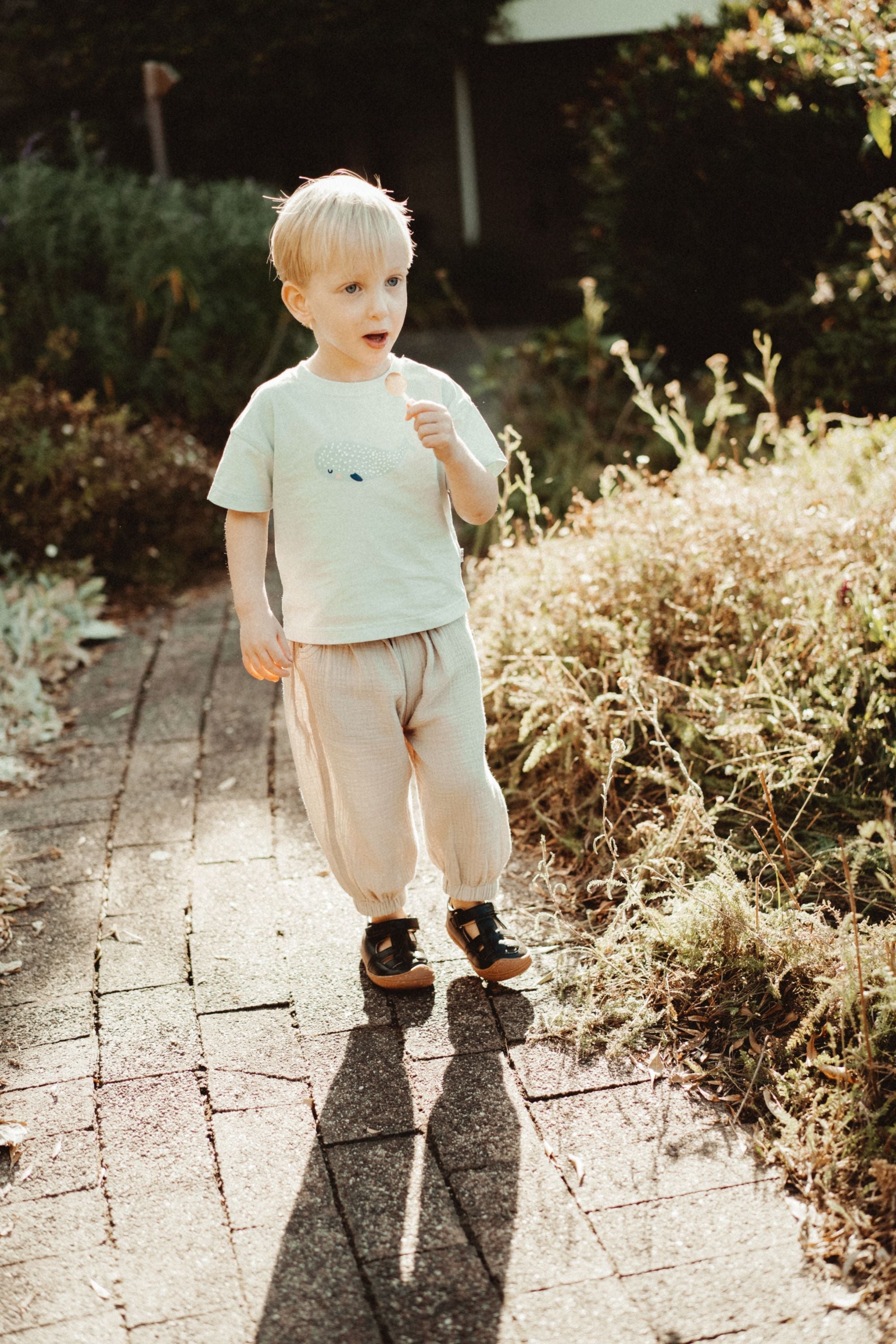 wirrawirra baby items double layer crepe pants grey 24 Summer Boys Essentials Girls Leggings New Arrivals Trousers