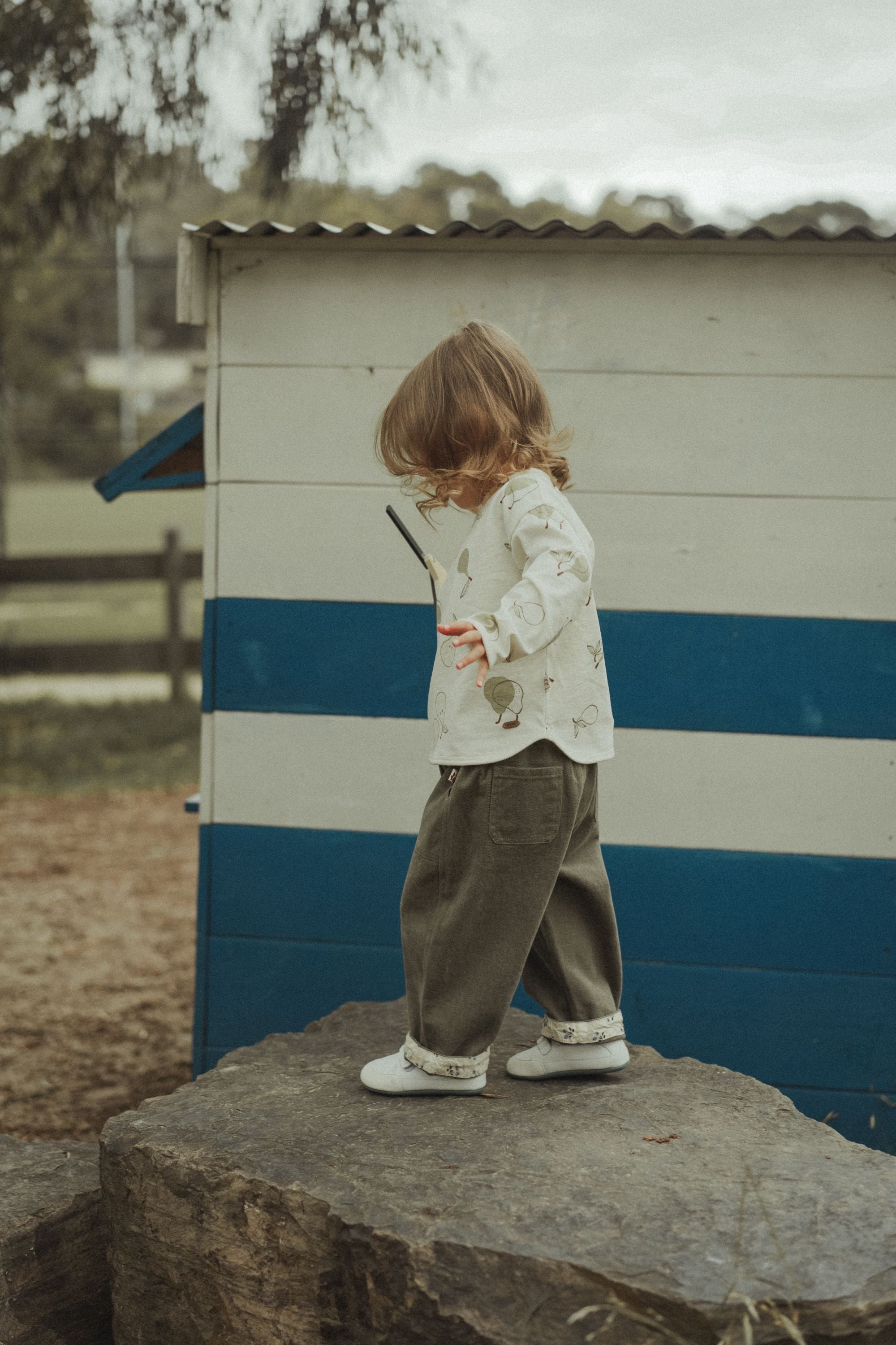 wirrawirra cute infant clothes twill trousers sage 24 Spring Boys Essentials Girls Leggings New Arrivals Trousers