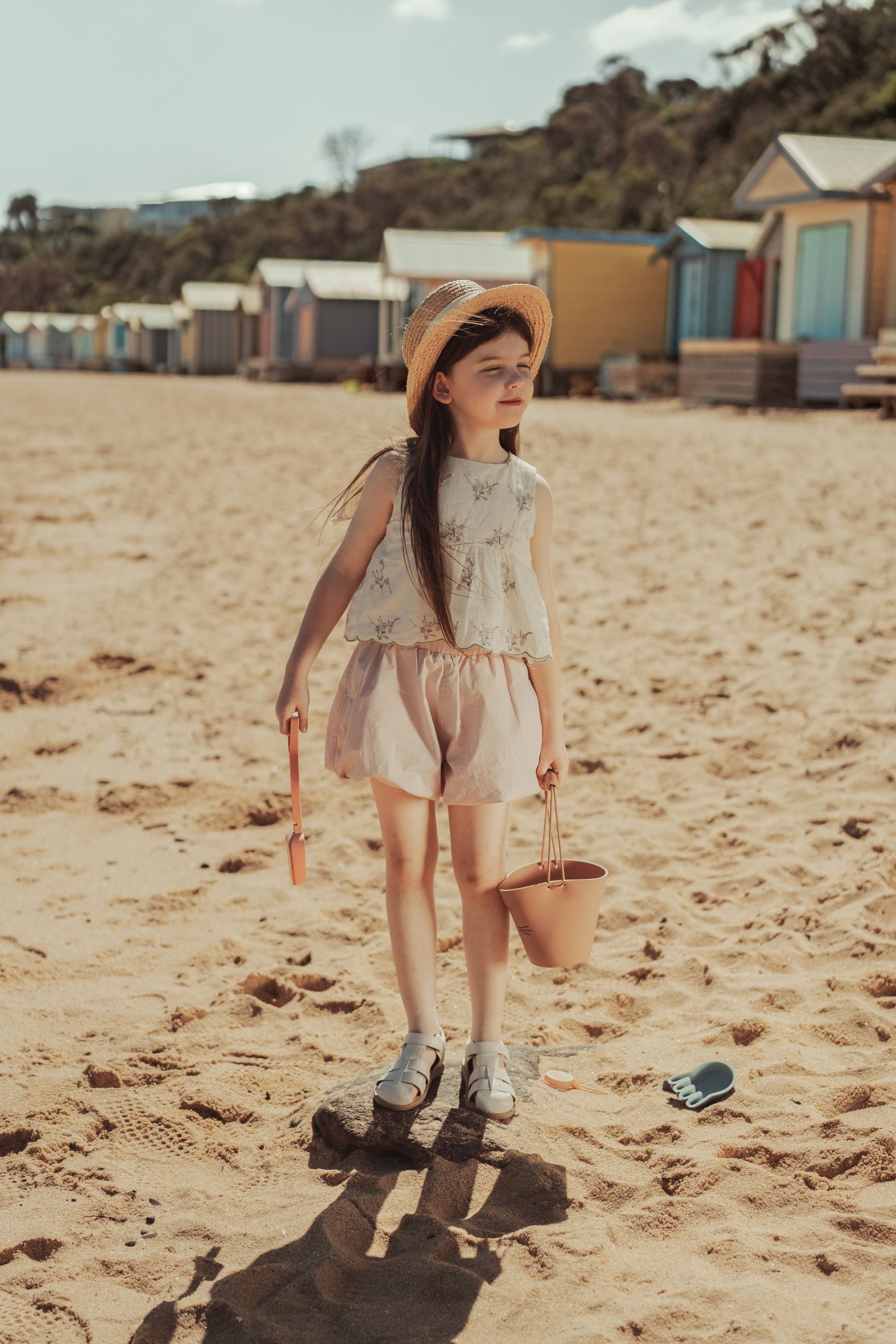 wirrawirra cute newborn clothes embroidered tank top iris 24 Summer Blouses Girls New Arrivals Shirts