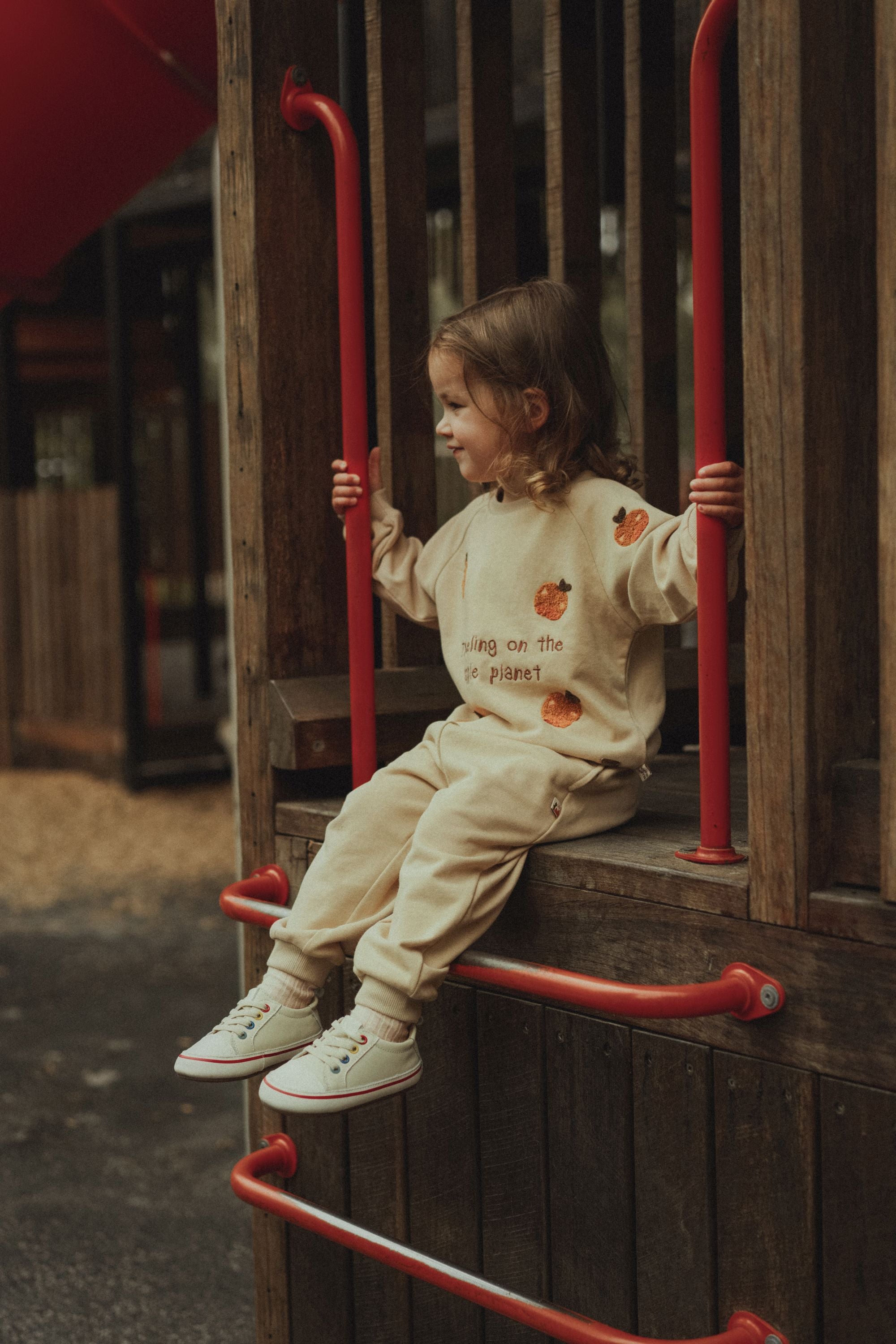 wirrawirra childrens clothes apple sweatshirt apple planet 24 Spring Boys Essentials Girls New Arrivals Sweatshirts