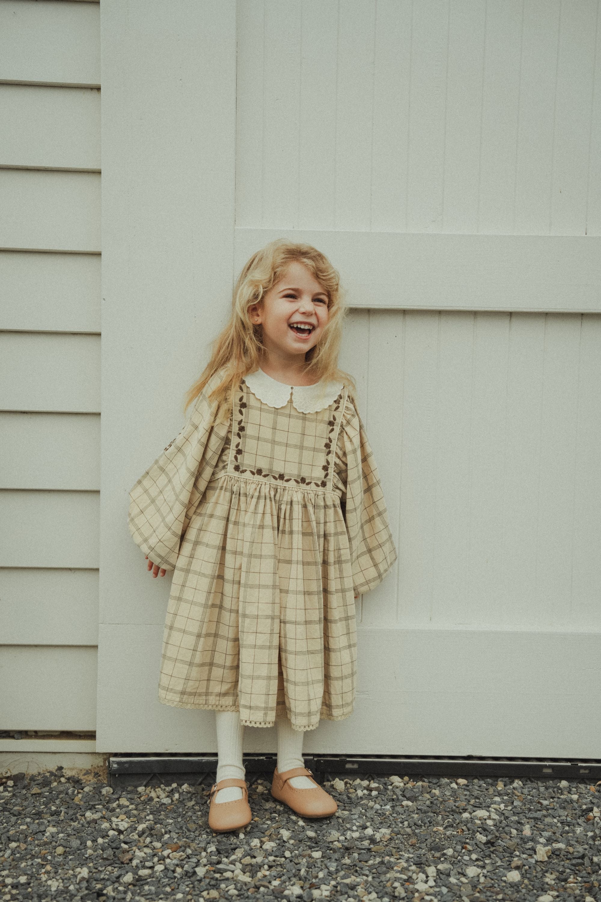 wirrawirra toddler girl clothes corduroy plaid dress khaki 24 Spring Dresses Girls New Arrivals Skirts