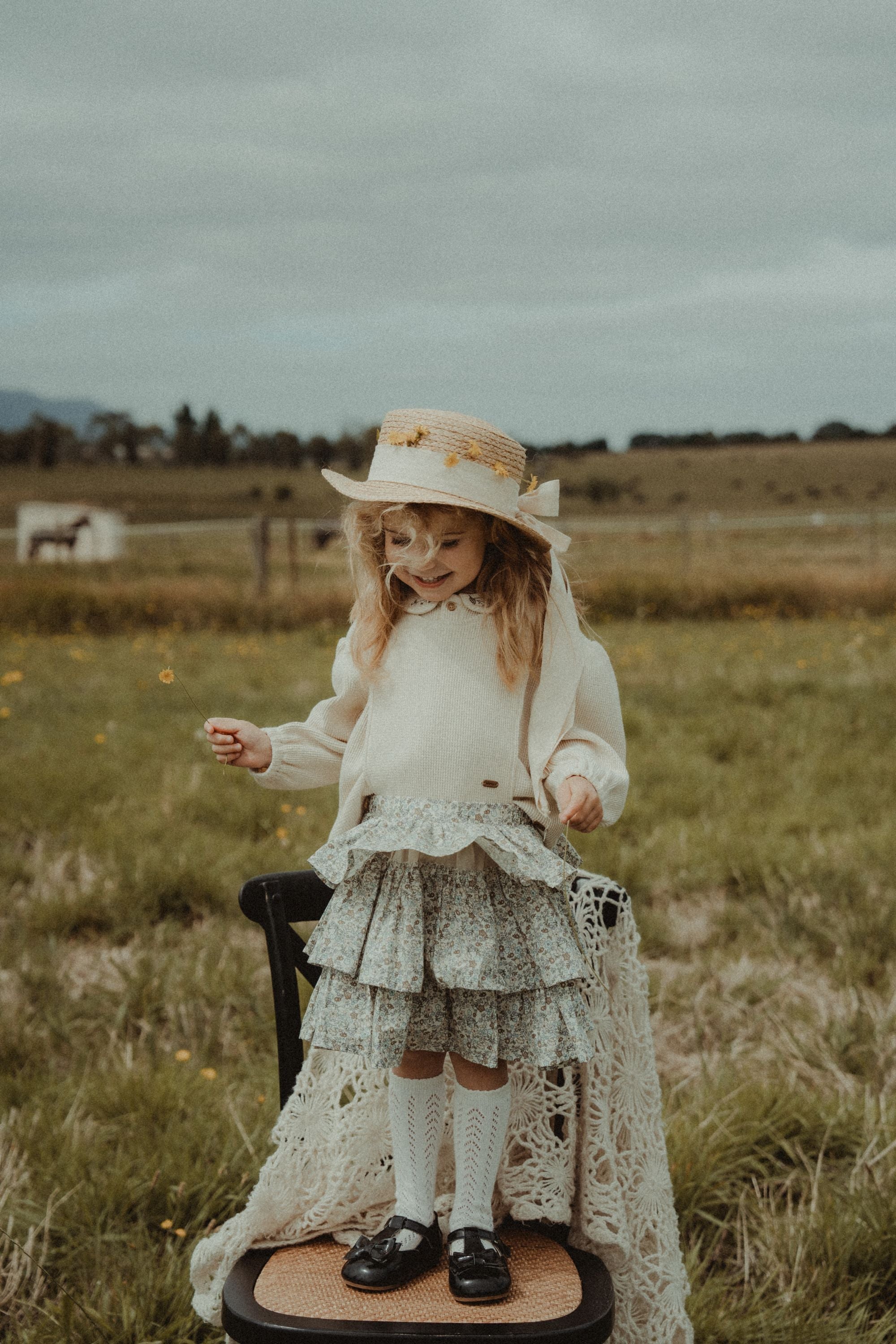 wirrawirra infants store waffle plaid long sleeved shirt beige 24 Spring Blouses Girls New Arrivals Shirts