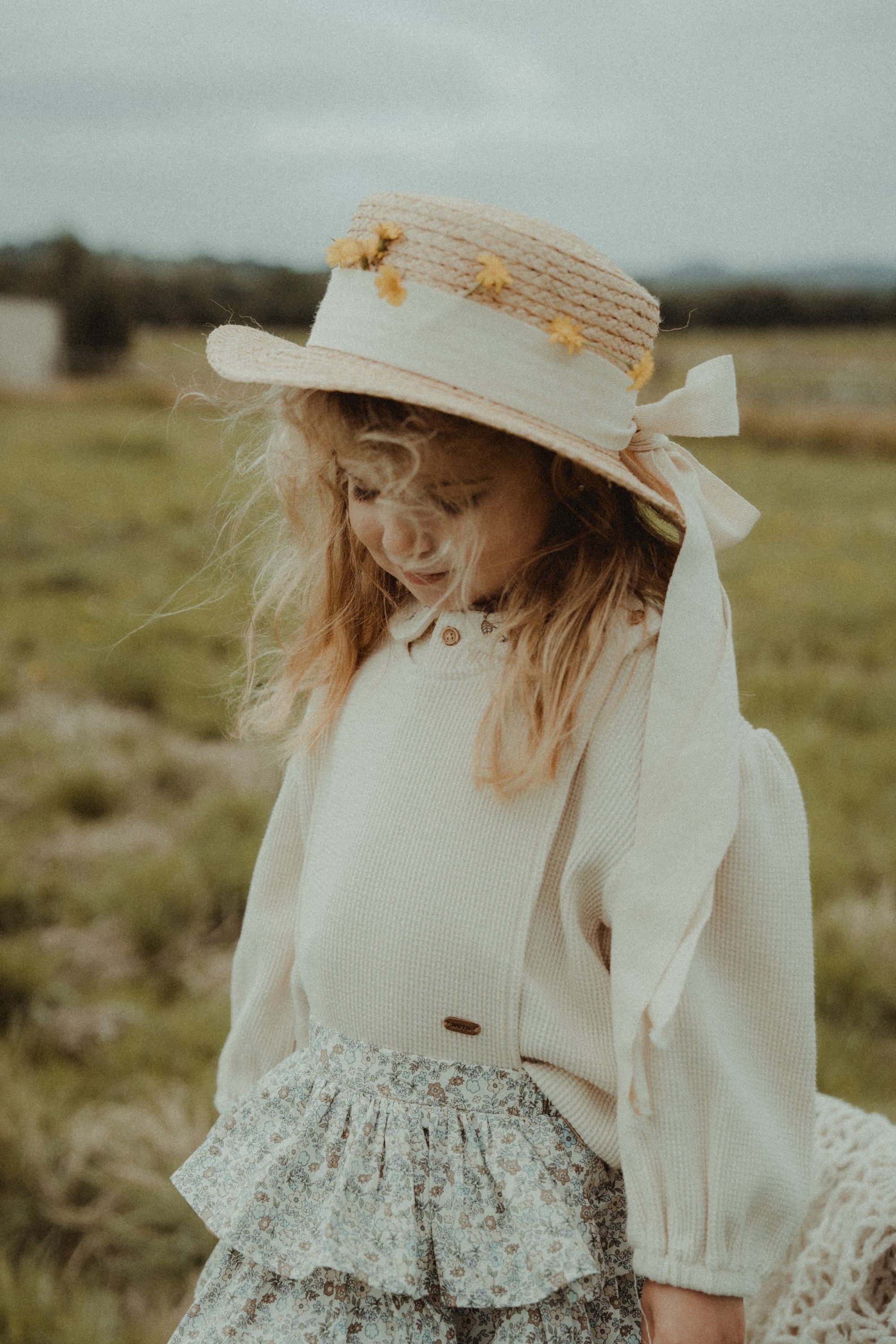 wirrawirra organic newborn clothes waffle plaid long sleeved shirt beige 24 Spring Blouses Girls New Arrivals Shirts