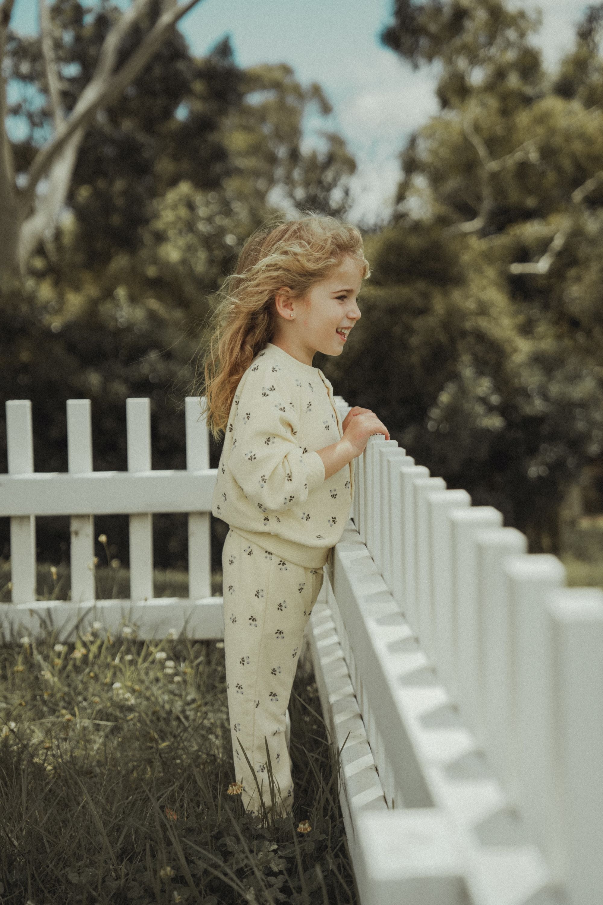 wirrawirra gender neutral baby clothes blueberry printed knitted shirt blueberry 24 Spring Boys Girls New Arrivals Sweatshirts