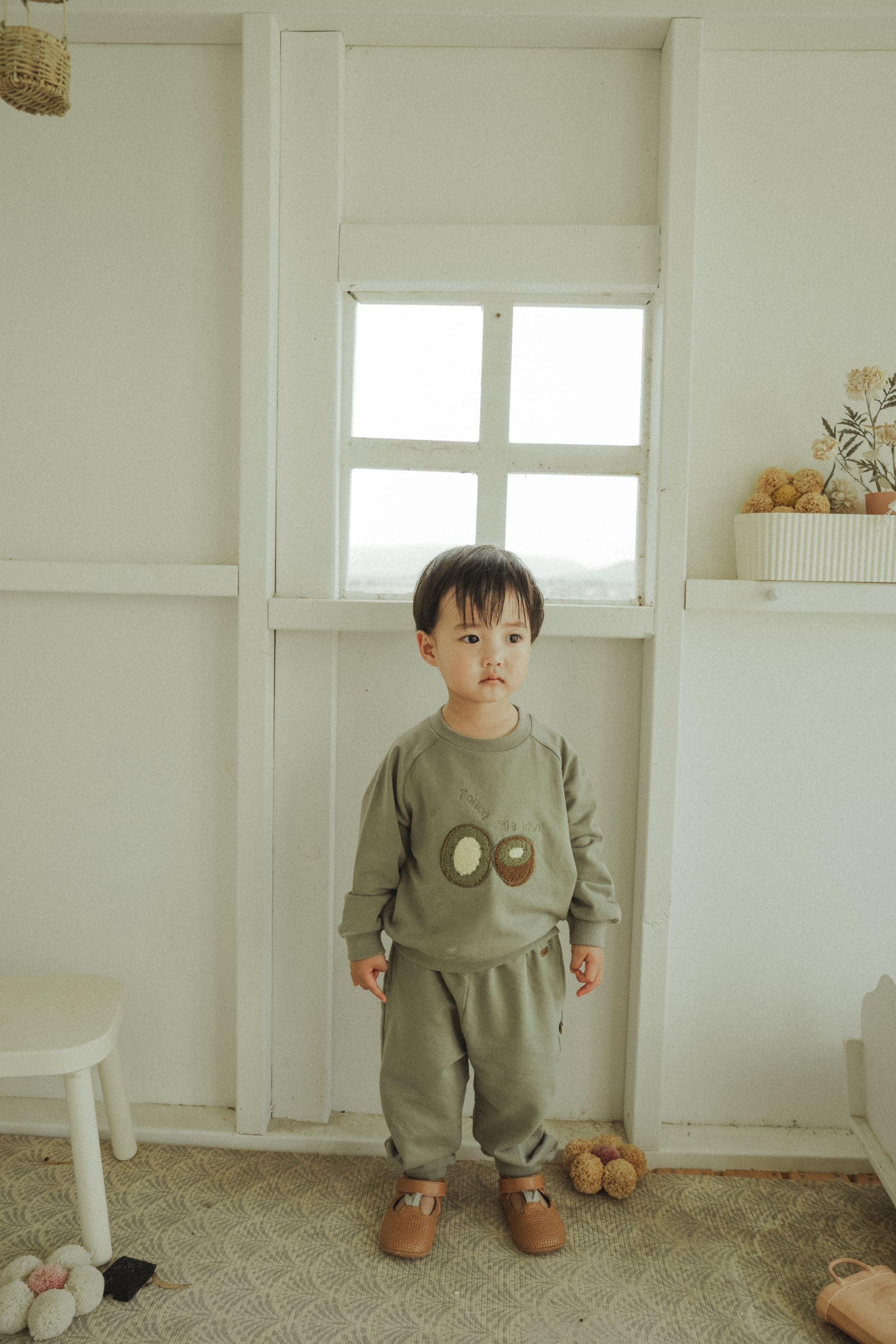 wirrawirra baby dress kiwi sweatshirt kiwi 24 Spring Boys Essentials Girls New Arrivals Sweatshirts