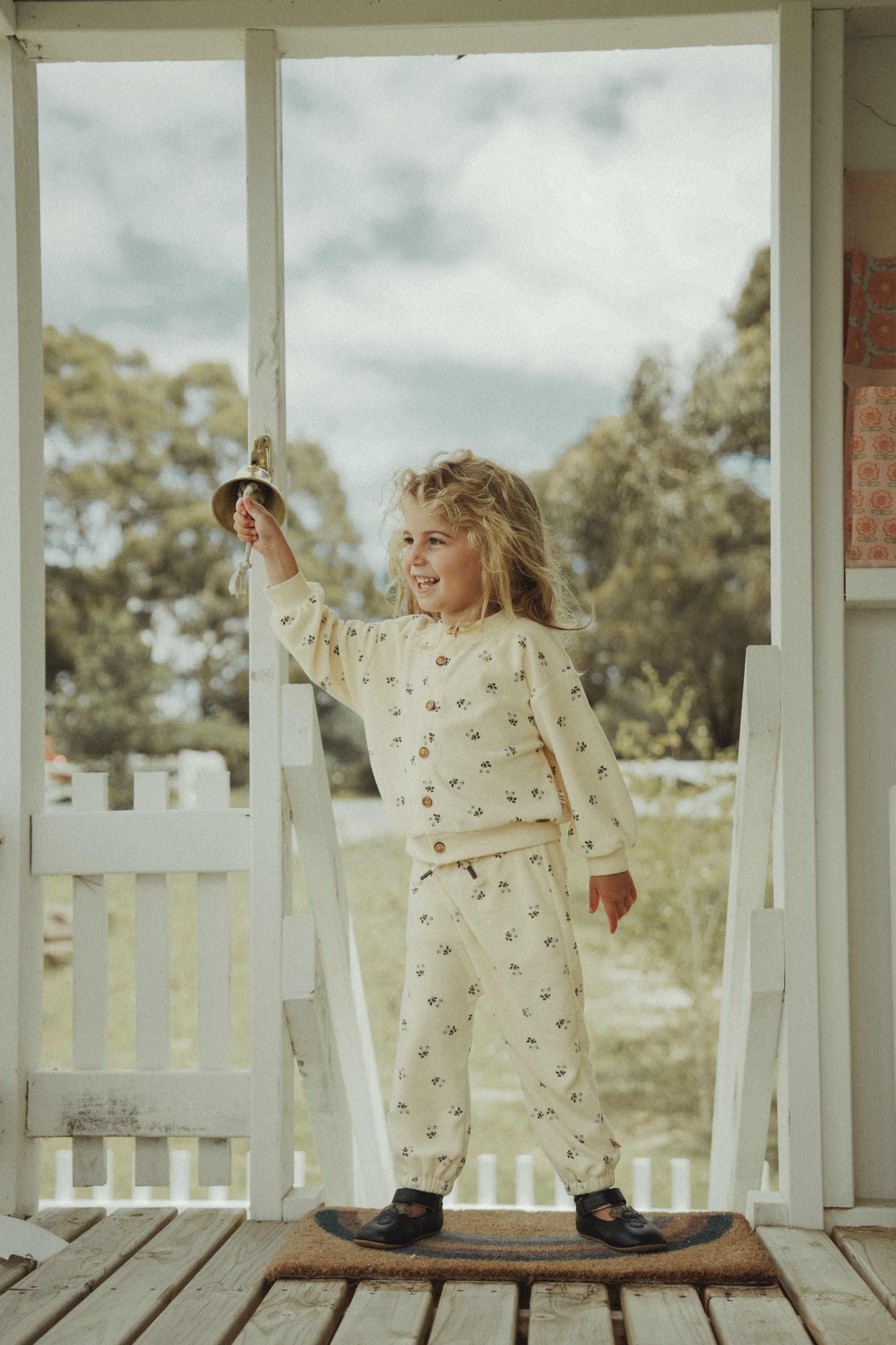 wirrawirra newborn clothes blueberry printed knitted shirt blueberry 24 Spring Boys Girls New Arrivals Sweatshirts